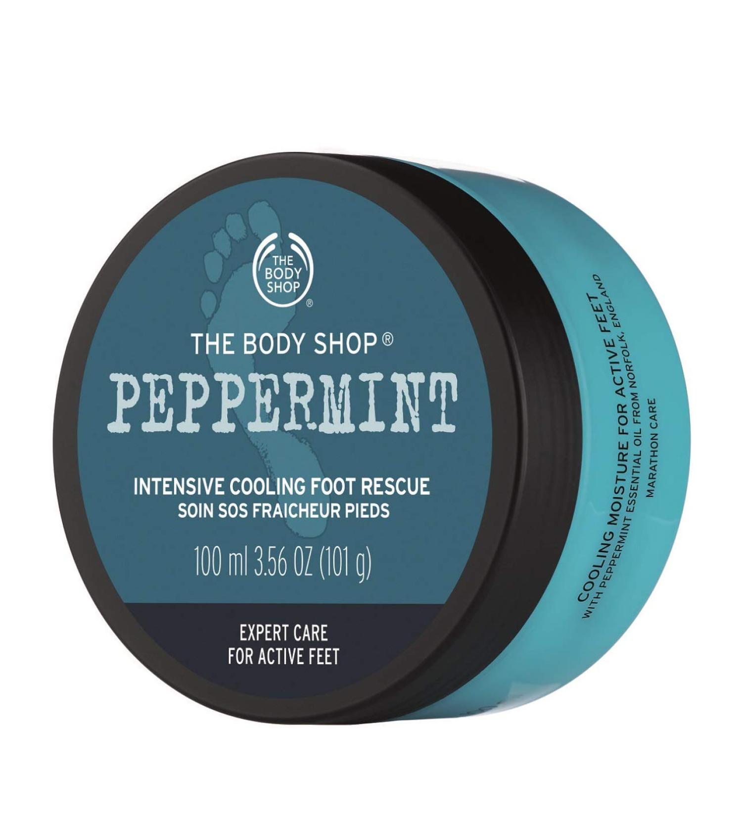 The Body Shop Peppermint Intensive Cooling Foot Rescue 3.5 Fl Oz - Soothe & Refresh Tired Feet - Buy Online on GoSupps.com
