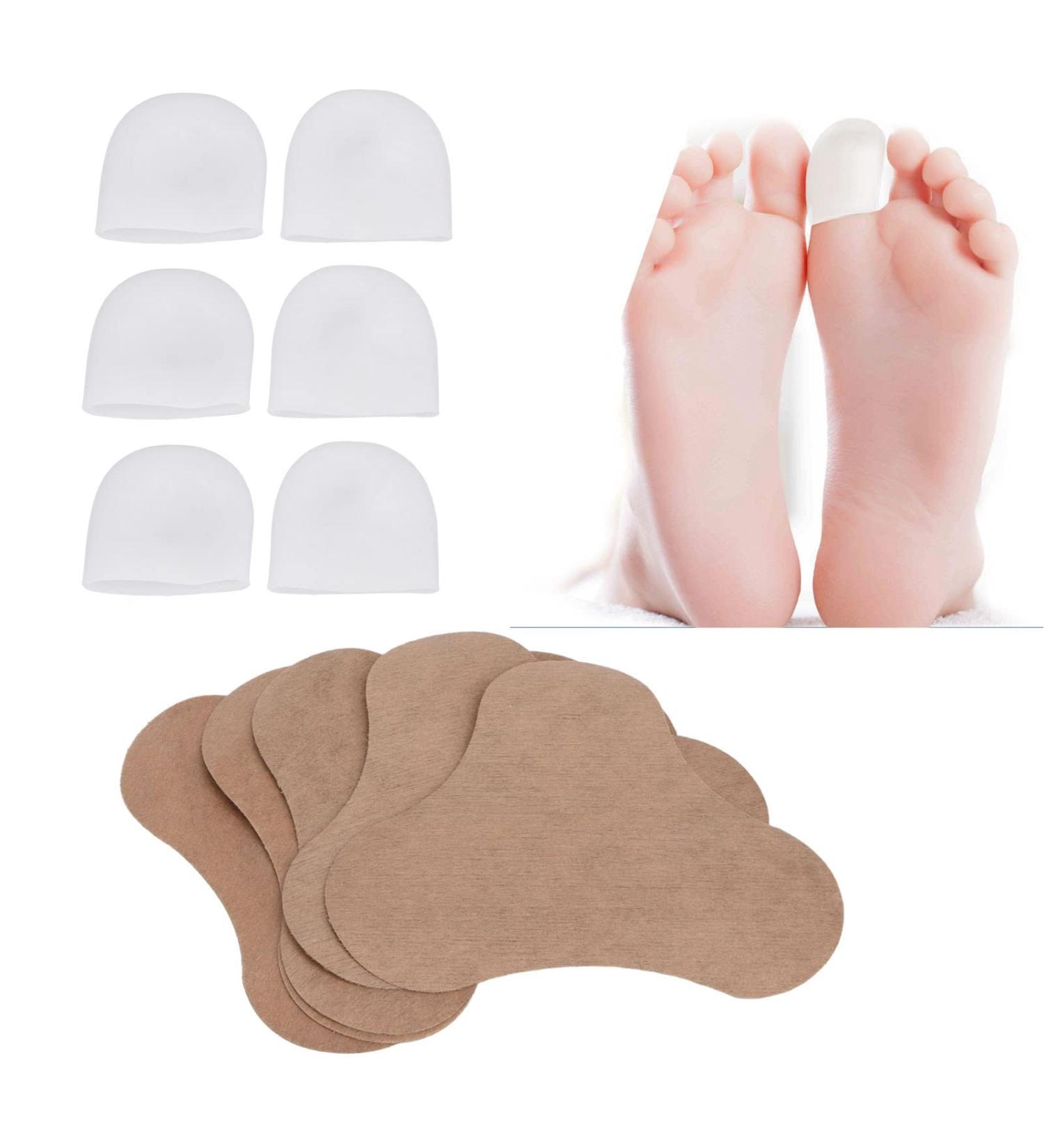 Soft Gel Toe Protectors and Care Patch Set for Toe Pain and Blisters - Buy Online on GoSupps.com