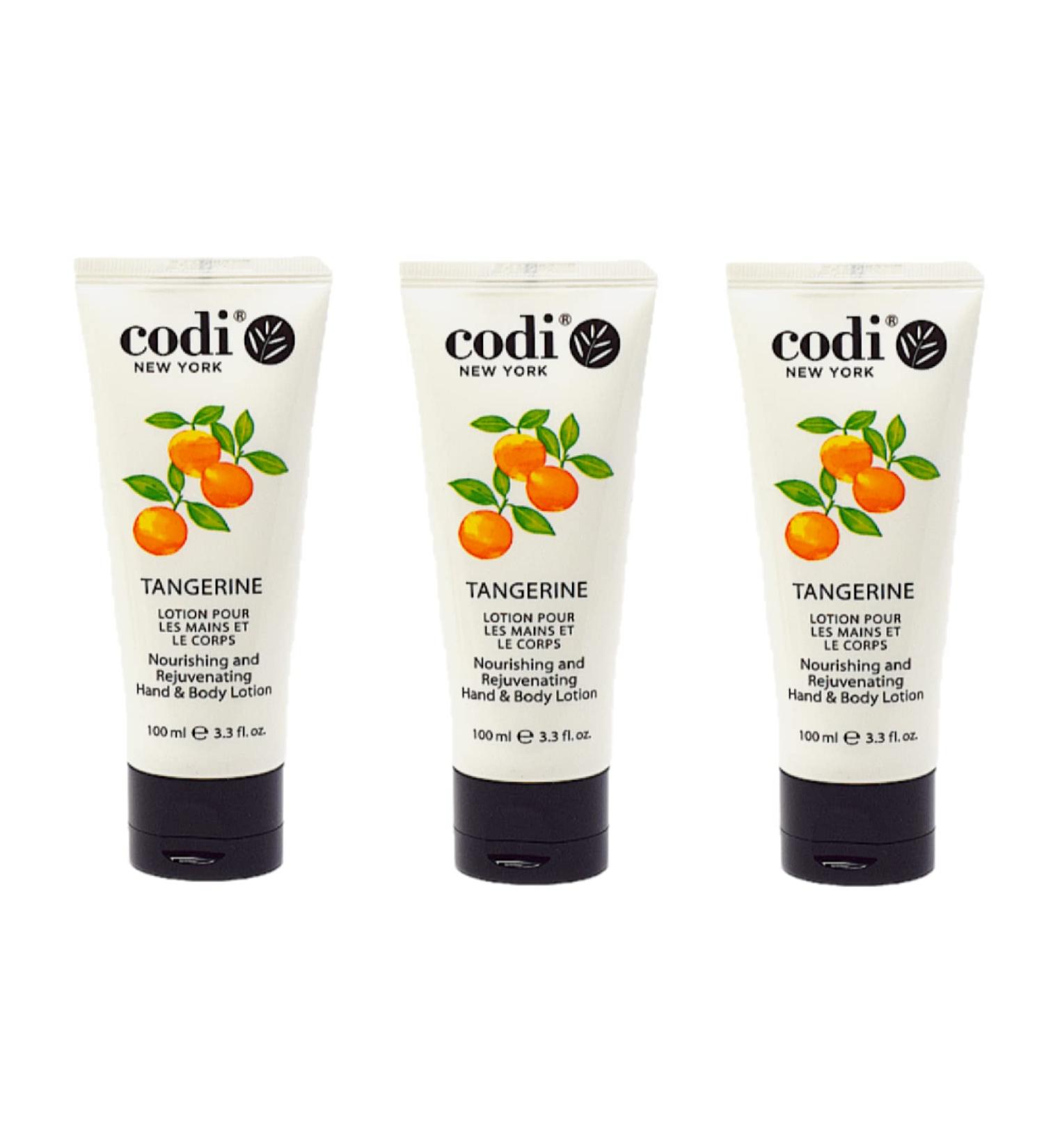 Codi Nourishing Hand & Body Lotion 100ml/3.3 oz - TANGERINE - Pack of 3 - Buy Online on GoSupps.com