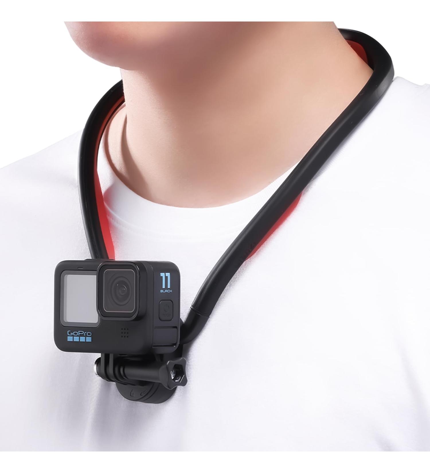 Ulanzi Magnetic Neck Bracket for GoPro & Action Cameras | Multi-Angle Adjustable Quick Lock Holder for Hero 11/10/8/7/6/5 Insta360 & OSMO Action - Buy Online on GoSupps.com