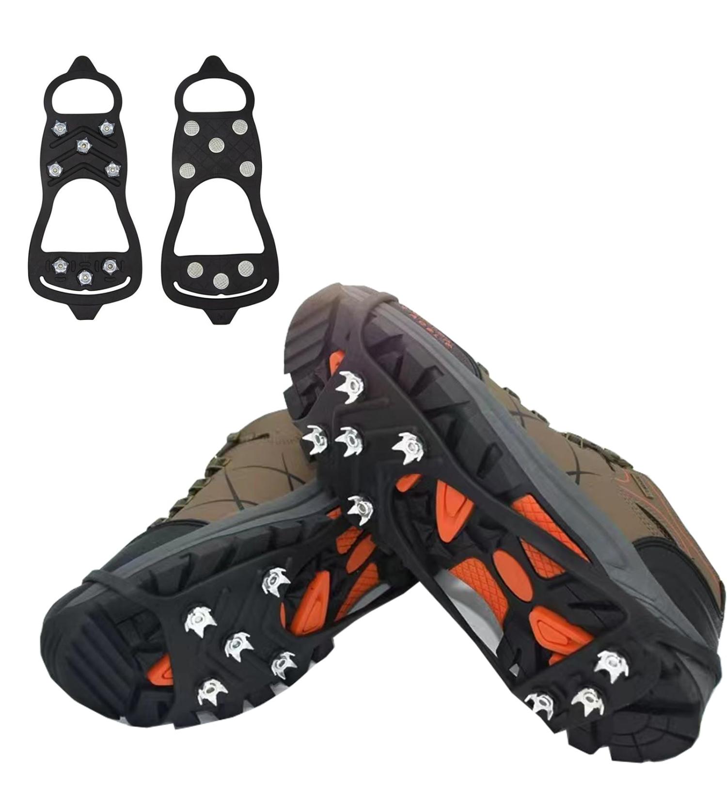 YQBFTC Shoe Spikes & Claws - 8 Teeth Ice Grips for Hiking & Snow - Anti-Slide Chains for Winter Sports - Replacement Spikes for Ultimate Traction - Buy Online on GoSupps.com