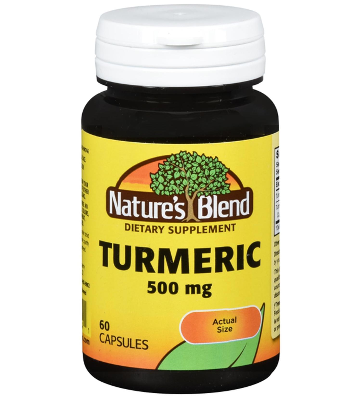 Nature's Blend Turmeric 500mg 60 Capsules (Pack of 2) - Buy Online on GoSupps.com
