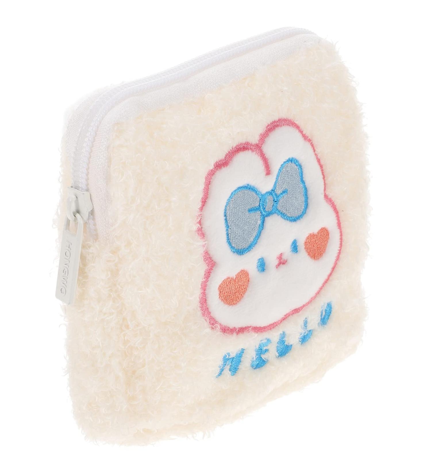 Shop Lurrose Decorative Napkin-Storage Bag | Multi-purpose Travel Bag for Women | Cute White 13x13cm Upholstery Pocket Wet Bag - Buy Online on GoSupps.com