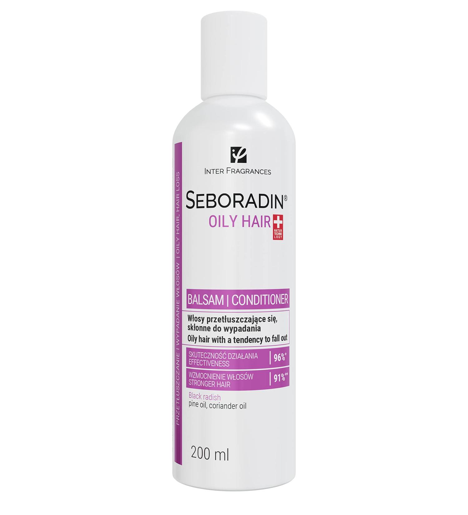 Seboradin Hair Conditioner 200ml | Flushing for Oily Hair Dandruff Psoriasis & Hair Loss - Scalp Care for Men & Women - Buy Online on GoSupps.com