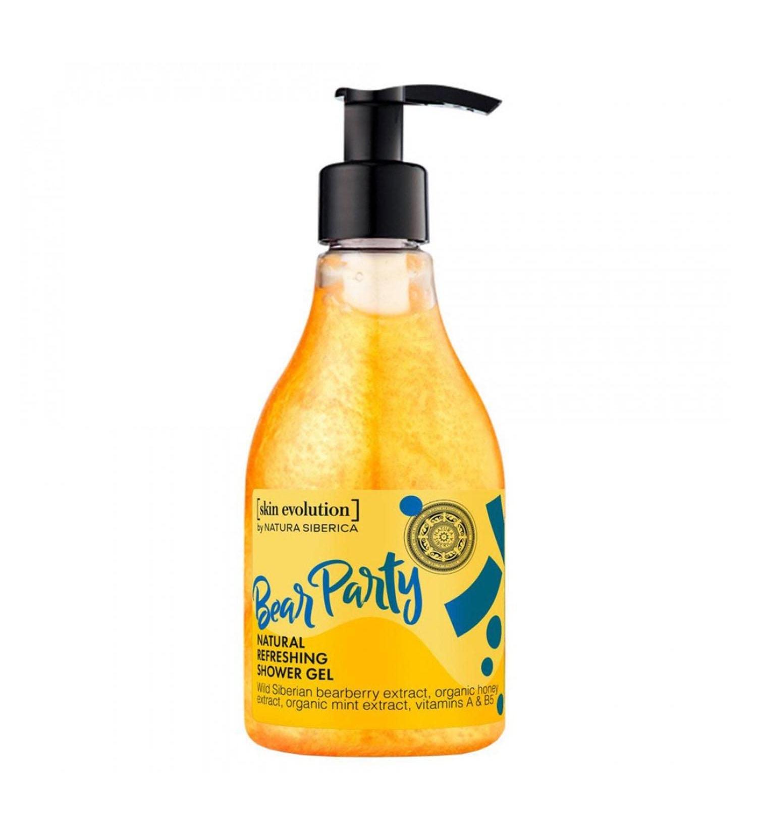 Nature Siberia Natura Siberica Skin Evolution Refreshing Bath Gel Bear Party 260Ml Huidverzorgingsproduct