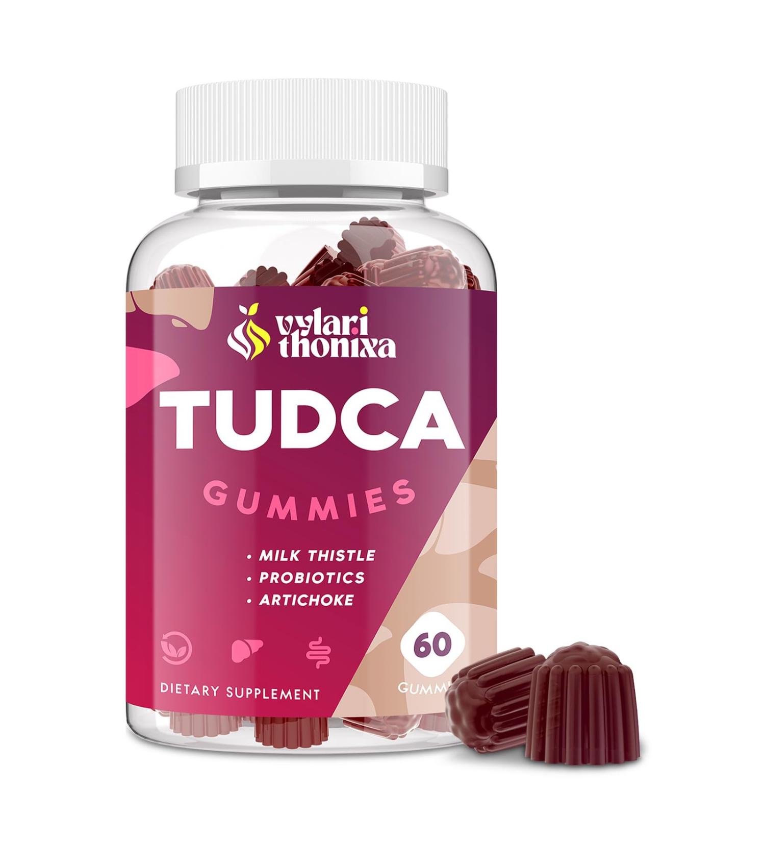 Premium TUDCA Bile Salts Gummies - 2000mg High Potency Liver Support Supplement Liver Detox & Repair with Milk Thistle Artichoke Probiotics - Vegan 30 Servings 60 Count (Pack of 1) - Buy Online on GoSupps.com