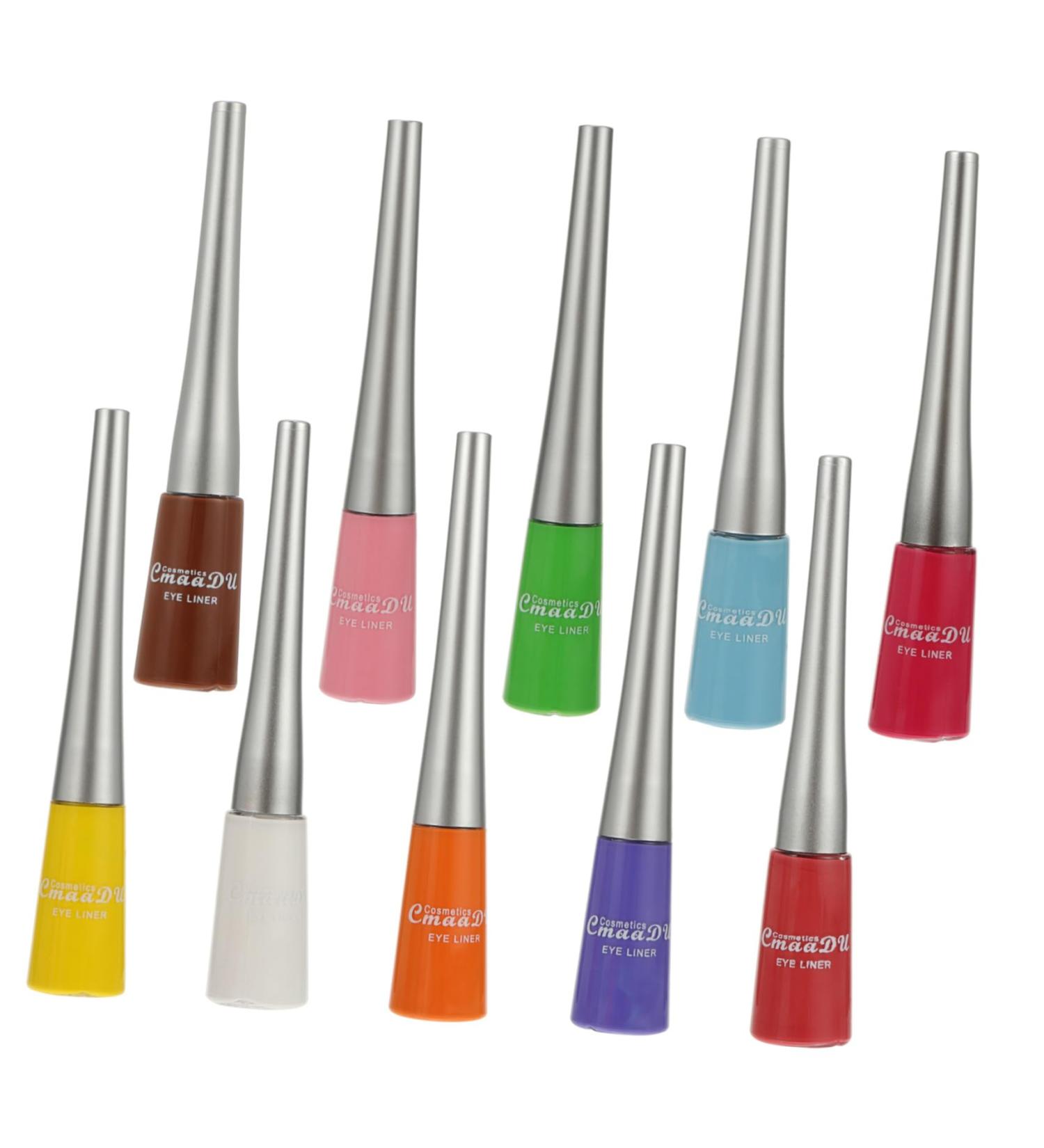 WOFASHPURET 10pcs Colored Liquid Eyeliner Colorful Liquid Eyeliner Household Eyeliners Customer Service - Buy Online on GoSupps.com