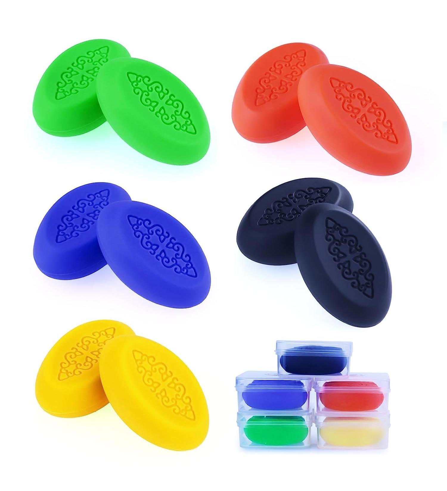 Jawline Exerciser - Jaw Trainer for Men and Women Face Exerciser for Jawline Slimming and Shaping Double Chin Reducer Facial Exercise Tool with Jawline Exerciser Chew and Jawline Massager Red-yellow-blue-green-black - Buy Online on GoSupps.com