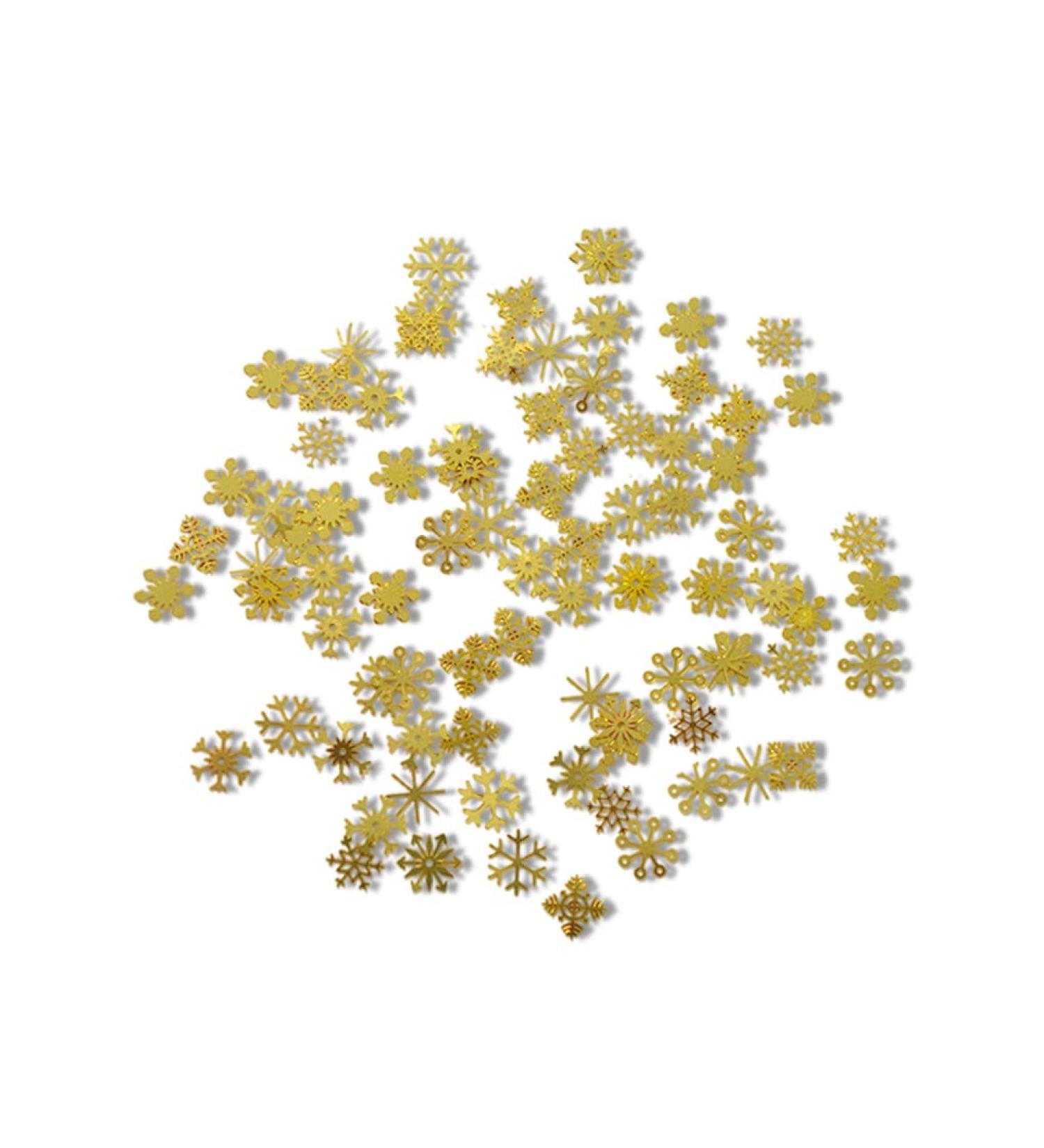 Nail Patches French Stickers Fall Golden Glitter Sequins Jewelry Making Art Craft Ornaments Home Flakes Women Snowflakes - Buy Online on GoSupps.com