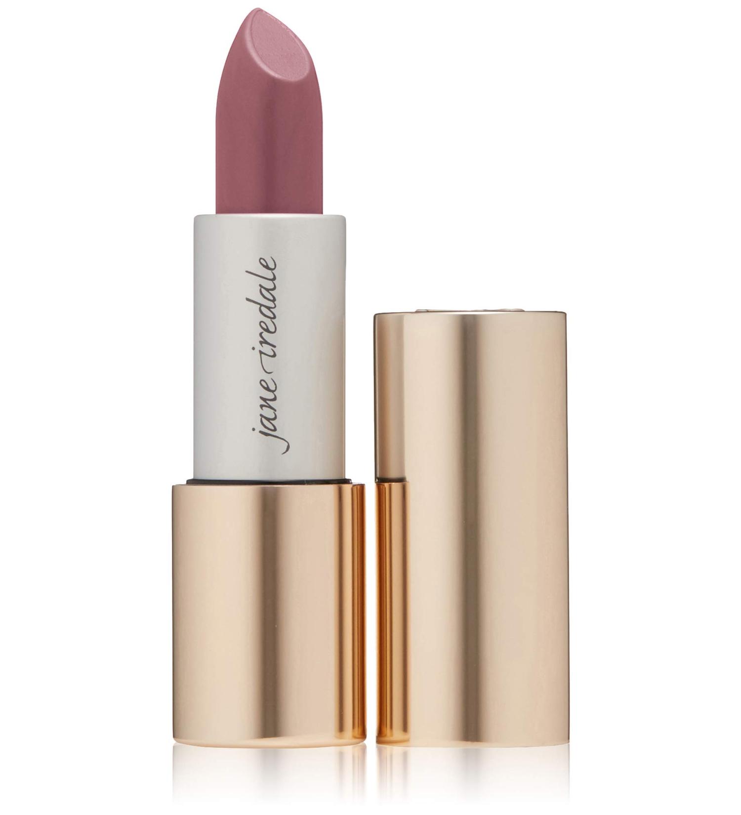 Jane Iredale Triple Luxe Long Lasting Naturally Moist Lipstick Rose 0.12 oz - Hydrating Lip Color - Buy Online on GoSupps.com