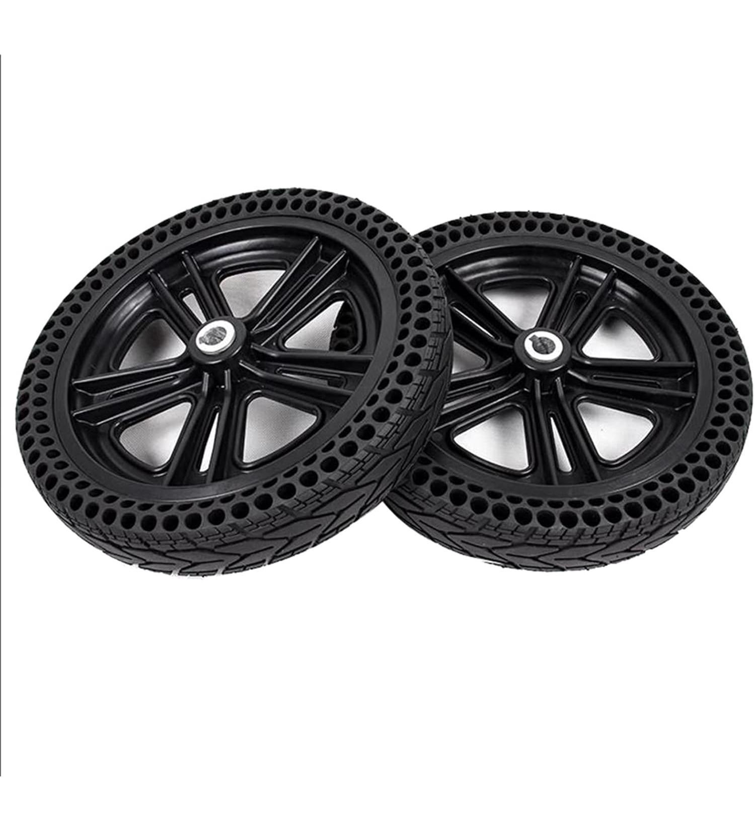 INSTR Electric Wheelchair Rear Wheel Assembly Honeycomb Solid Tires Back Wheel Replacement 12 1/2 x 2 1/4 - Black Pack of 2 - Buy Online on GoSupps.com