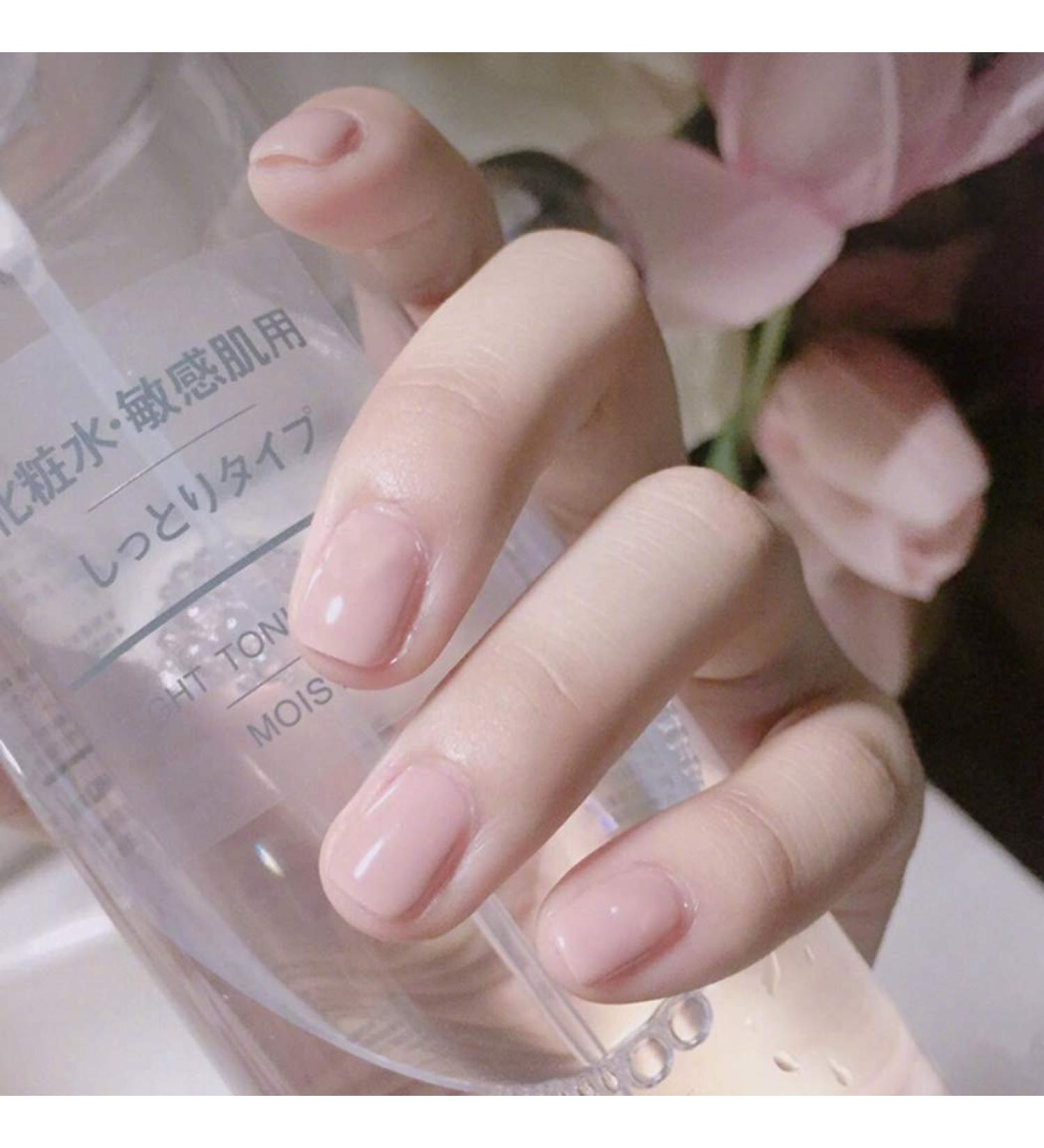 Brishow Pink Short False Nails - 24pcs Natural Acrylic Stick-On Full Cover for Women & Girls | International Shipping - Buy Online on GoSupps.com