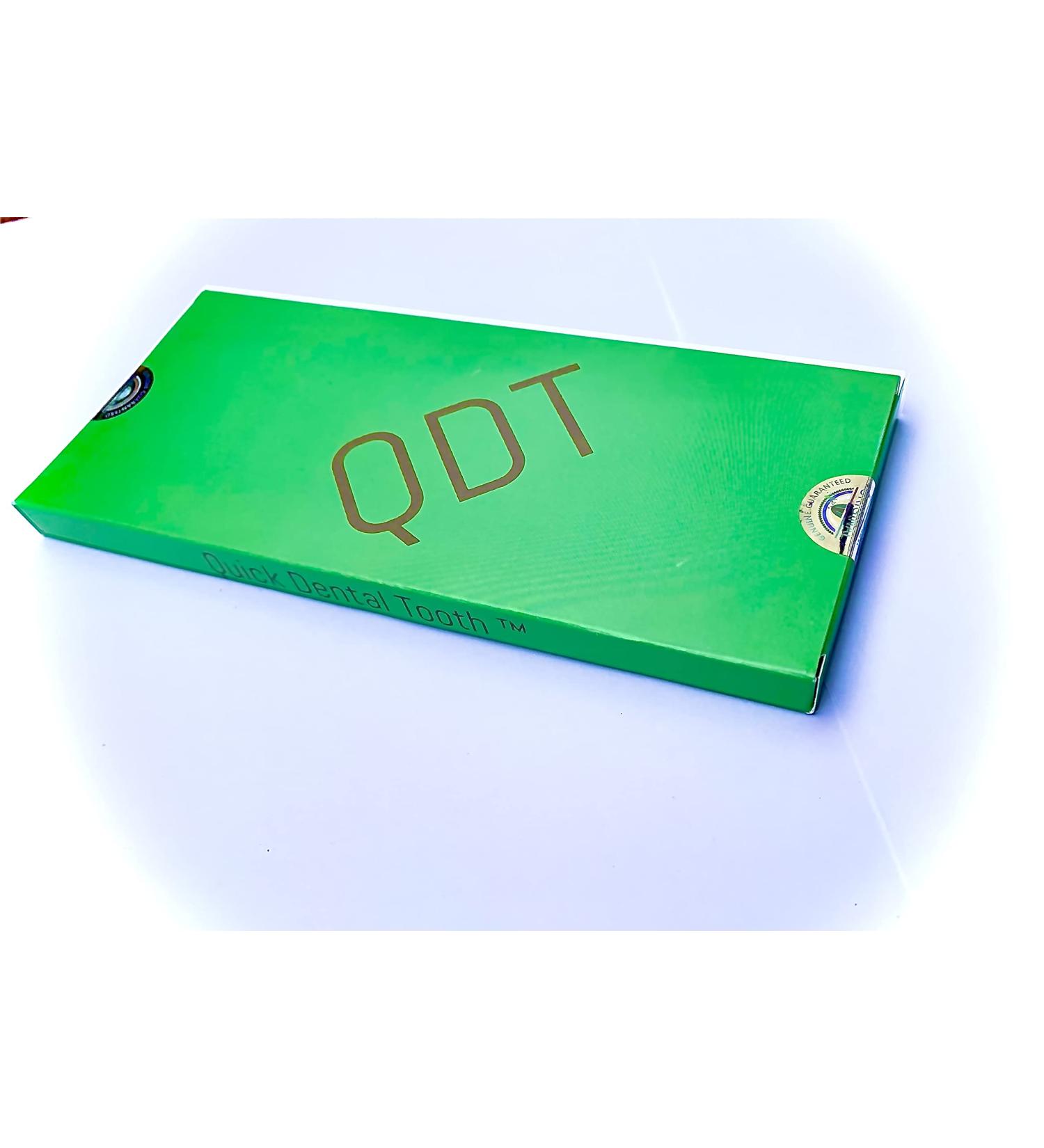 QdT dental cement for crowns and bridges multi -applications and quickly drying - temporary dental adhesive for crowns bridges and tooth capsules - with a dental cement self -cement