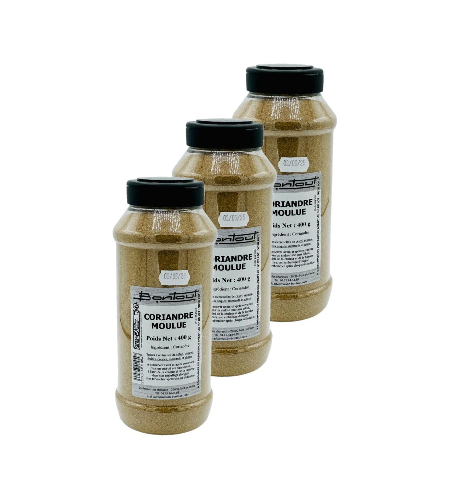 Lot 3x Coriander - Pot 400g