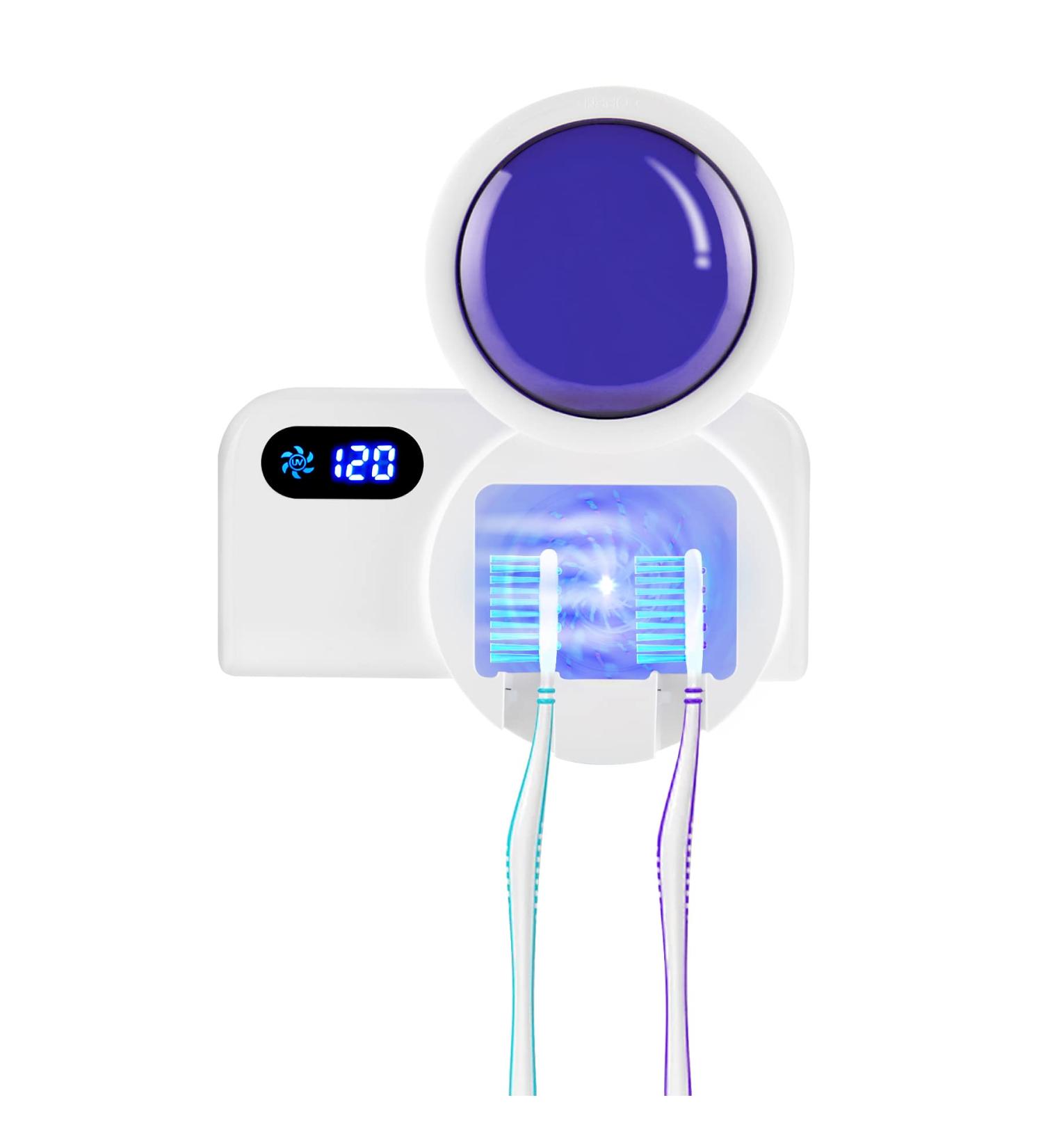 TAISHAN UV Sanitizer Toothbrush Case with Fan Drying Function - Kills 99.9% of Germs - Portable & Compact for Home and Travel - Buy Online on GoSupps.com