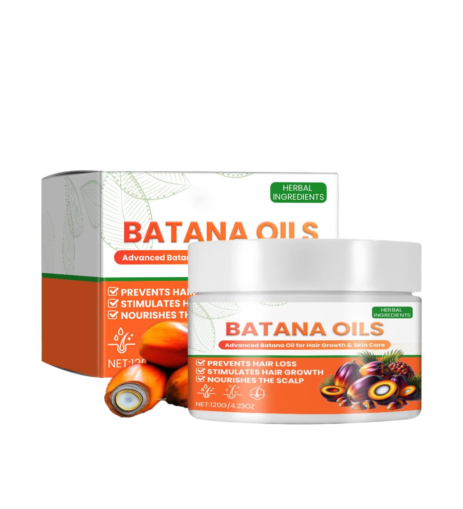 Natural Batana Oil for Healthy Hair Hair Butter with 100% Pure Raw Batana Oil Enhances Hair & Skin Radiance Hair Growth Butter for All Hair Types Promotes Hair Strength 4.23 oz - Buy Online on GoSupps.com