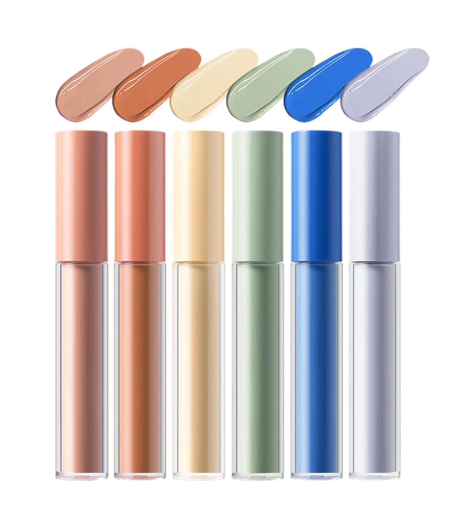  Yianyal Full Coverage Concealer Under-Eye Concealer 6x Full Coverage Concealer - Brightening Highlighter Makeup for Mature Skin Redness - Buy Online on GoSupps.com