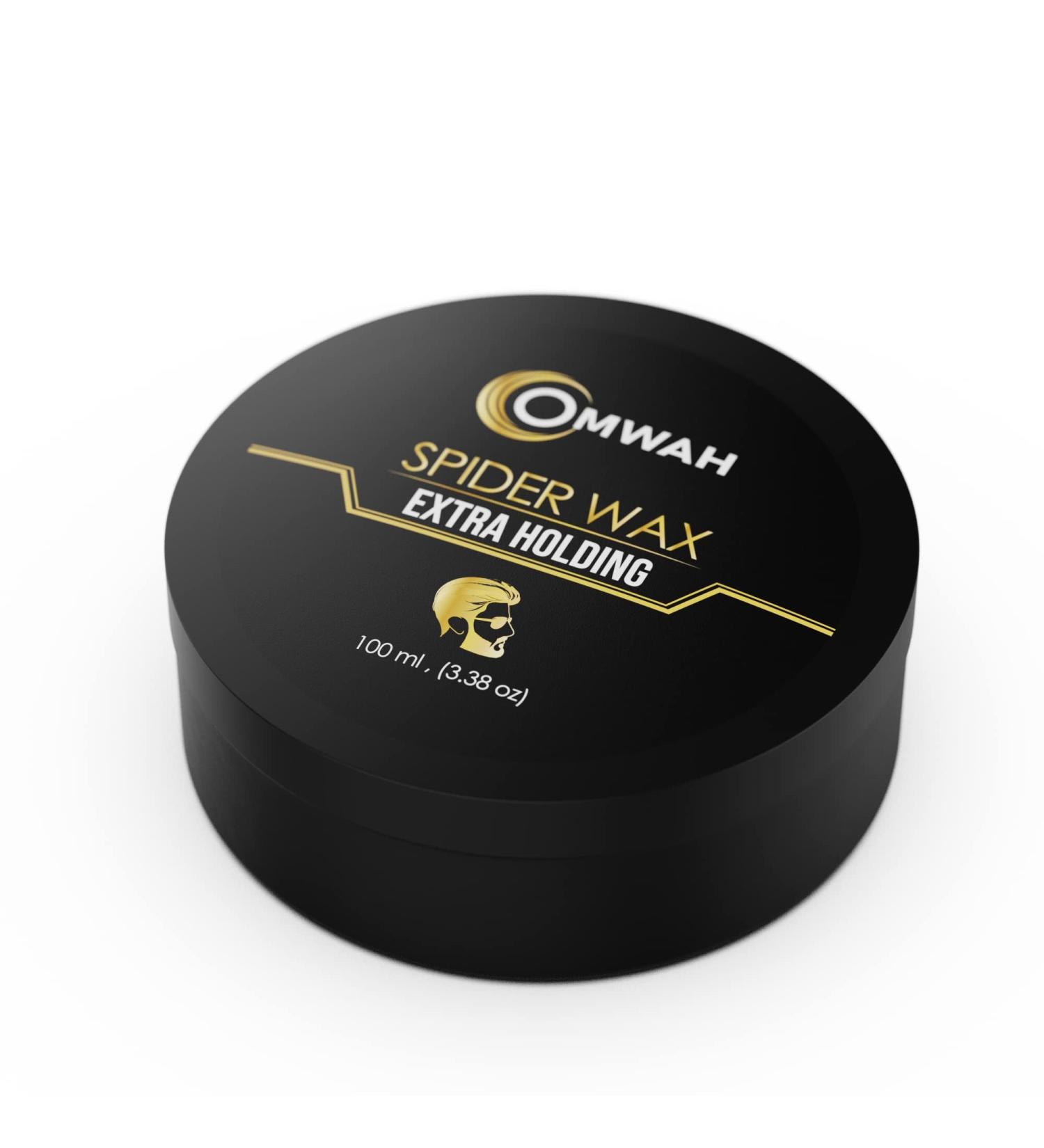 OMWAH Spider Hair Wax for Men - Strong Hold, Enhances Texture & Definition, Medium Shine - Flake-Free, Versatile Styling, Easy Washout - 100 ML - Buy Online on GoSupps.com