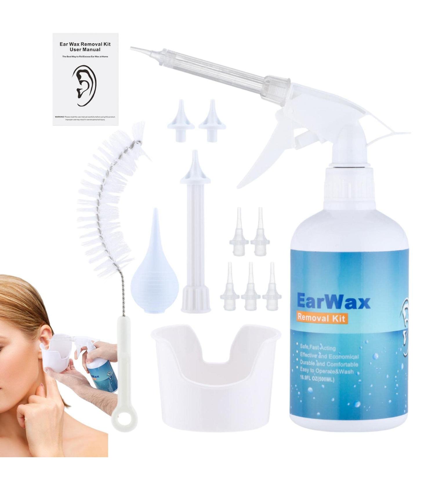 Ear Wax Removal Earwax Removal Tools | Effective Ear Cleaning Tool for Adults and Kids Earwax Flushing Irrigation System Tosier - Buy Online on GoSupps.com