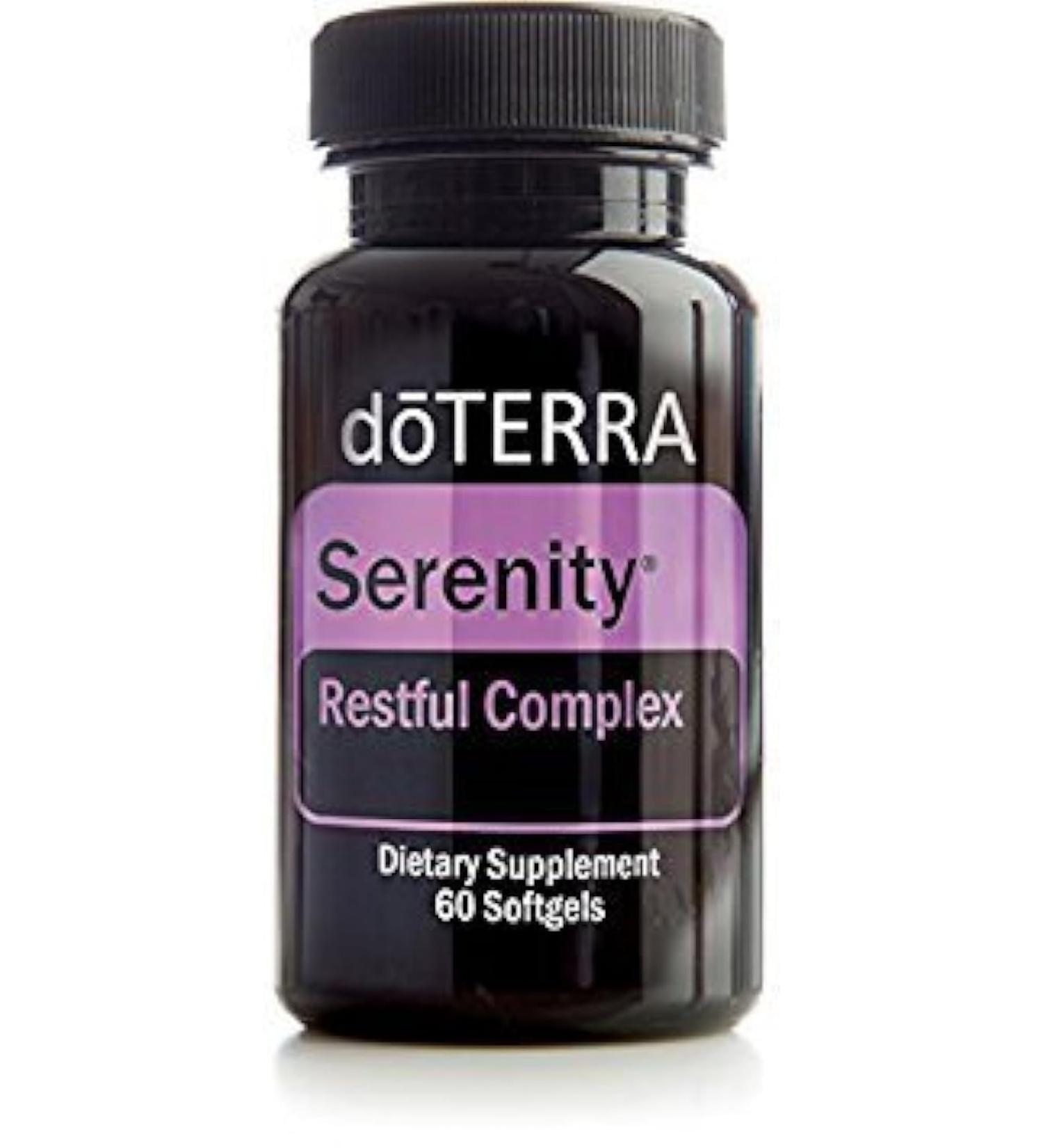 doTERRA Serenity Softgels - Essential Oil Restful Complex for Sleep | 60 Count - International Shipping Available - Buy Online on GoSupps.com