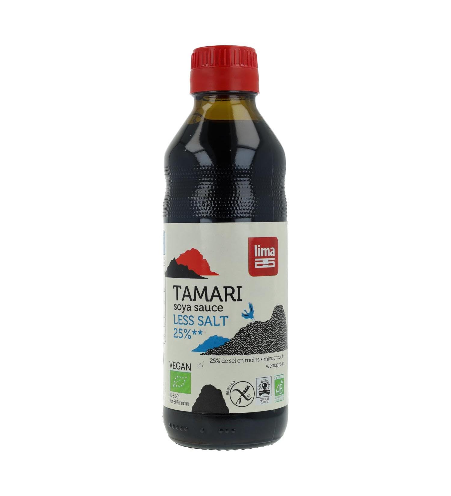 Lima Tamari bio 25% de sel en moins 250 ml