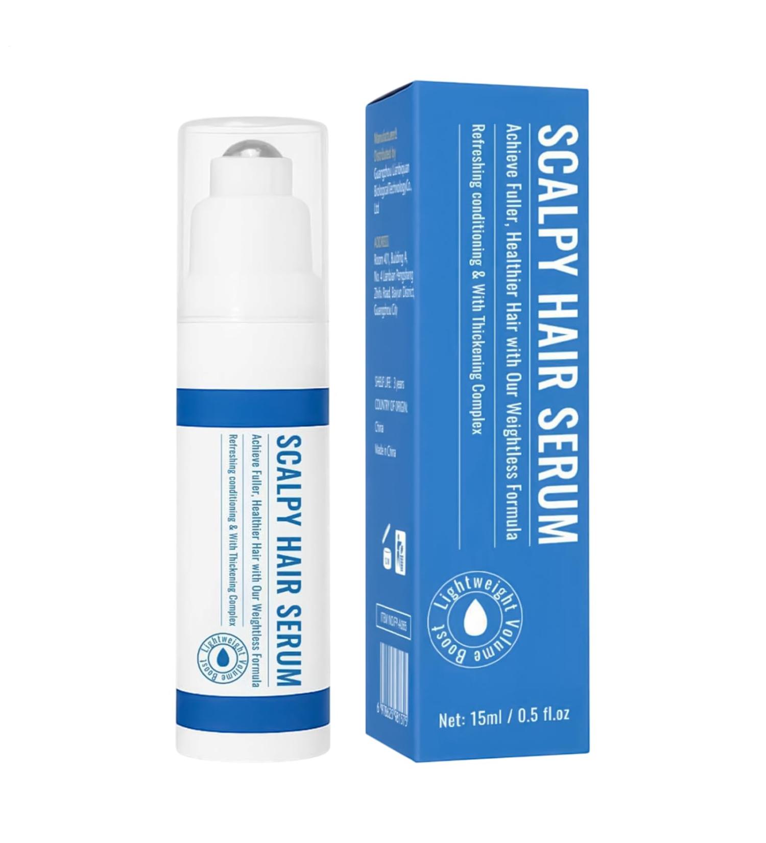  Yugugomo Anti-Frizz Hair Oil - 15ml Natural Liquid Roll-On - Scalp and Hair Growth Oil to Restore Thickness and Volume for Men and Women - Buy Online on GoSupps.com