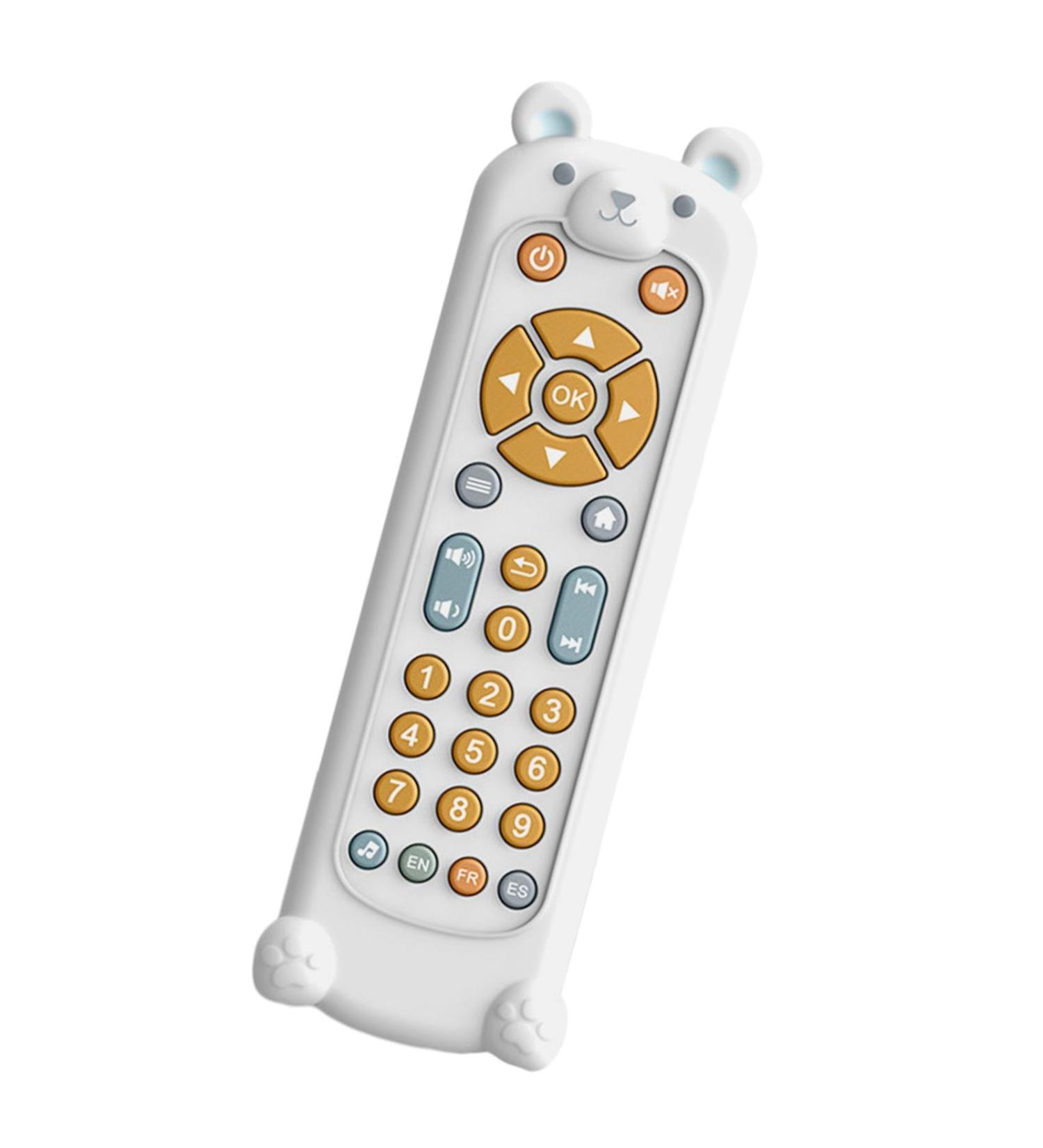 Buy Generic Remote Phone Playset - Realistic TV Remote Control Toy for Toddlers (1-3 Years) | Music & Fun in White Bear Case - Buy Online on GoSupps.com
