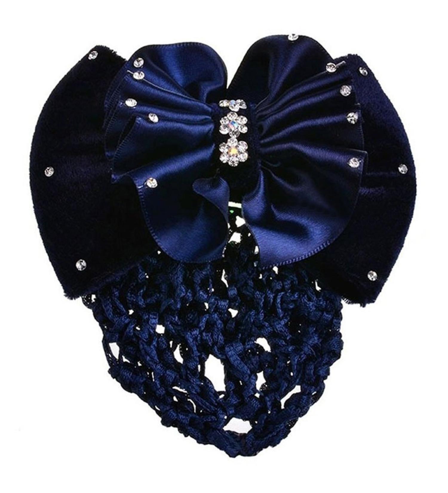 Bodhi2000 ladies hair clip with bow blue