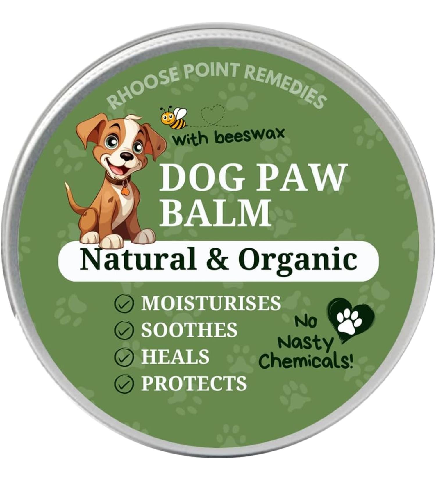 Dog Paw & Nose Balm 60ml - All Season Protection with Organic Beeswax & Coconut Oil - Buy Online on GoSupps.com