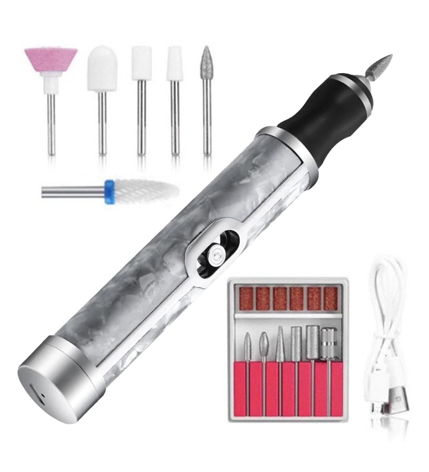 Electric Nail File for Thick Toe Nails | Cordless Manicure and Pedicure Set | Toenail Sander for Thick Nails | 4 Speeds Professional for Edge Shaping Polishing Grinding Nursing - Buy Online on GoSupps.com