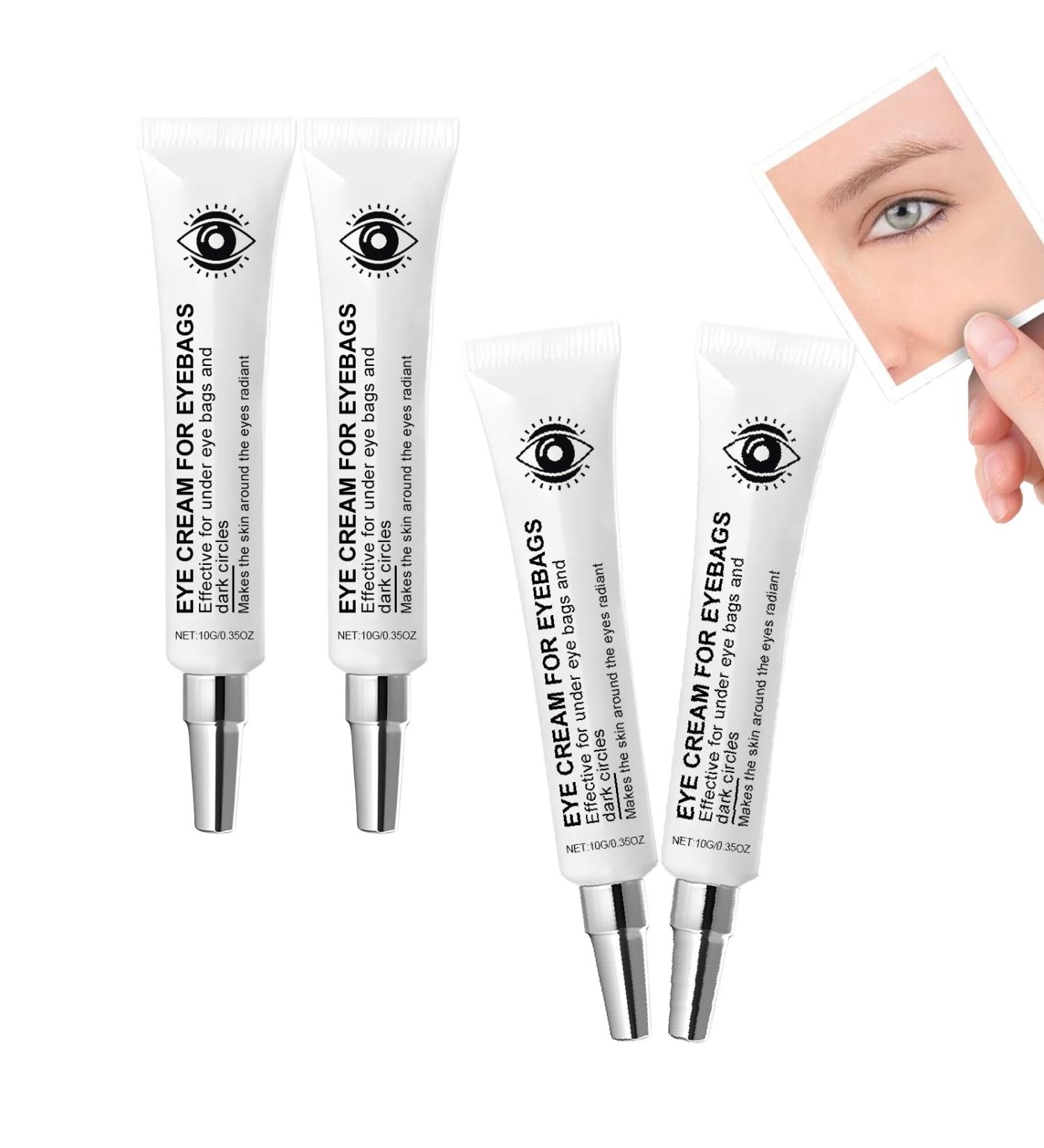 Eye Cream Moisturizing Eye Cream Anti-Aging Firming Eye Cream for Women Eye Cream Against Puffiness Dark Circles and Fine Lines (4pcs) - Buy Online on GoSupps.com