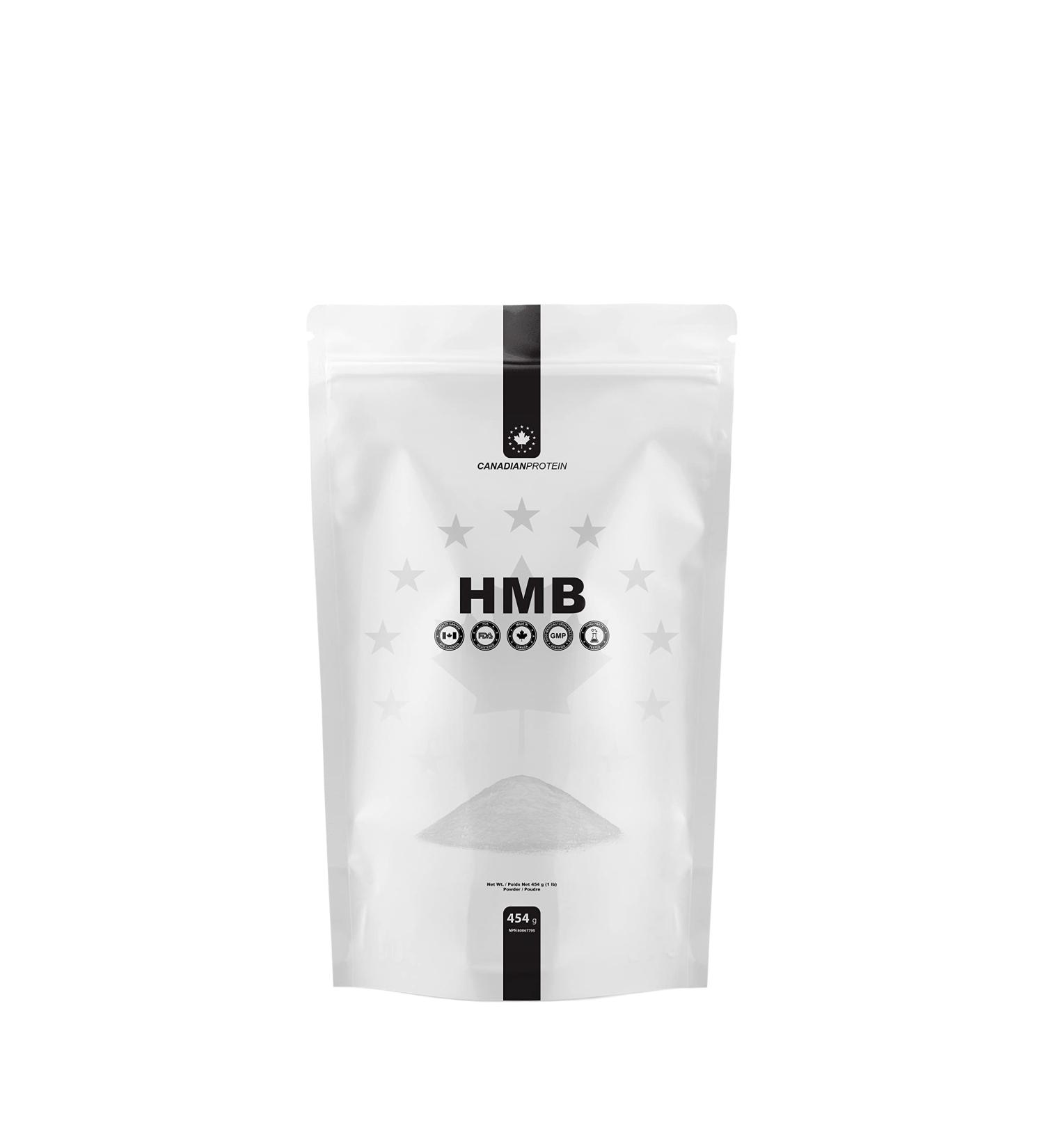 Canadian Protein HMB Powder | 454g of Promotes Energy Protein Synthesis Muscle Growth 5g Per Serving Workout Recovery Amino Acid Supplement