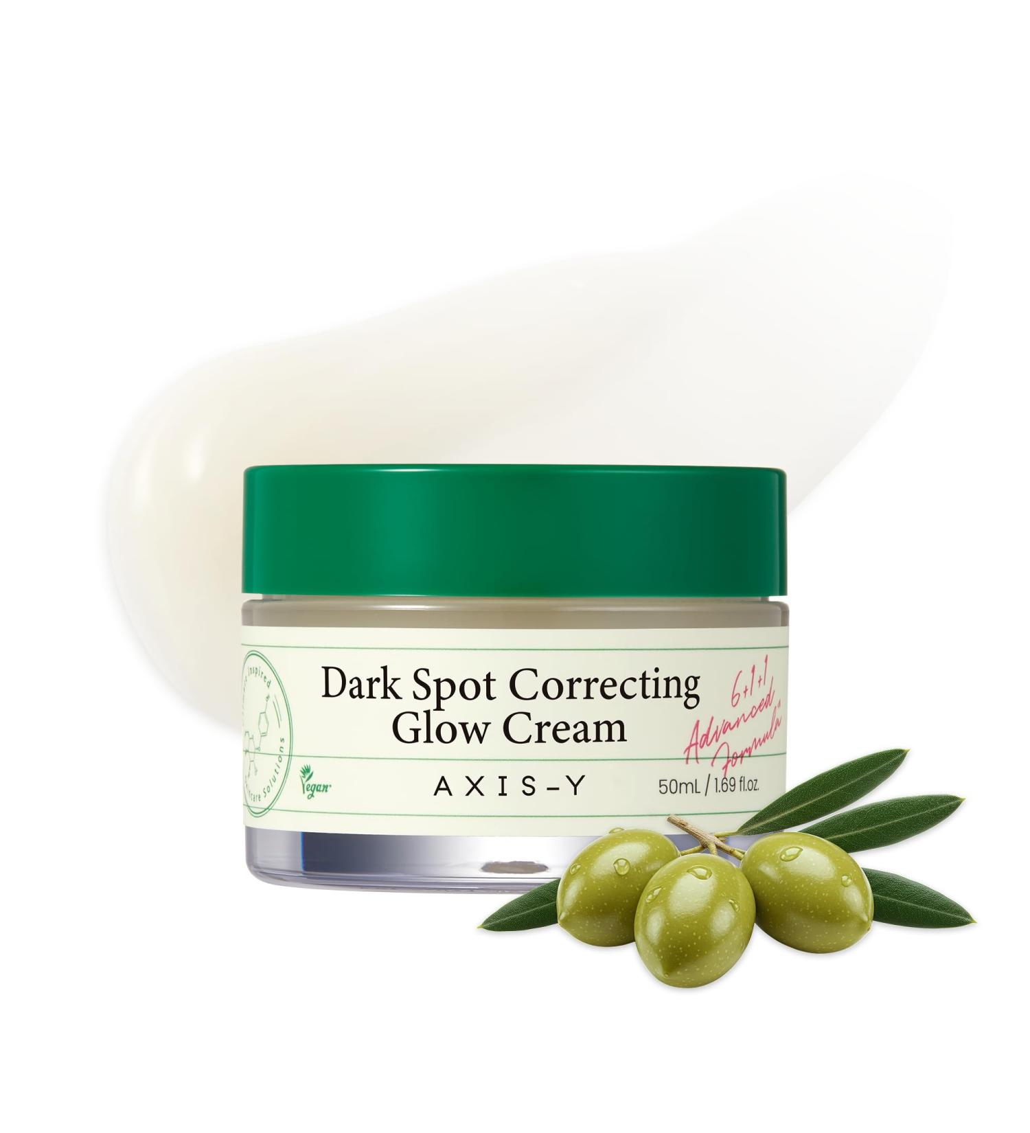 AXIS-Y Dark Spot Correcting Glow Cream - Brightening & Hydrating Moisturizer Face Cream with 2% Alpha-Arbutin 5% Niacinamide & Ceramide - Vegan Korean Skin Care for All Skin Types - 1.69 fl. oz. - Buy Online on GoSupps.com