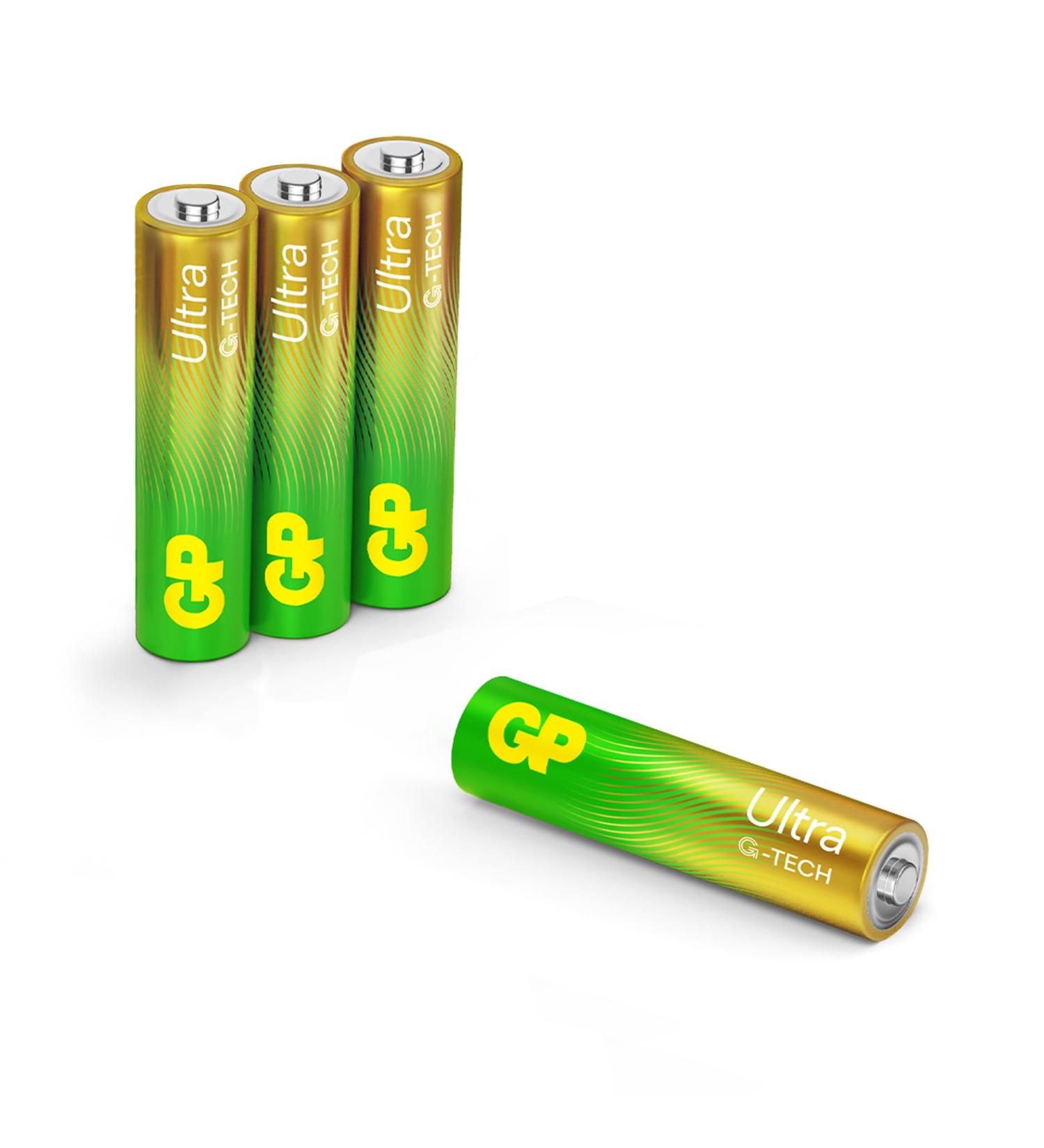 Buy AAA Battery GP Alkaline Ultra 1.5V - Pack of 4 for Long-lasting Performance | Fast International Shipping - Buy Online on GoSupps.com