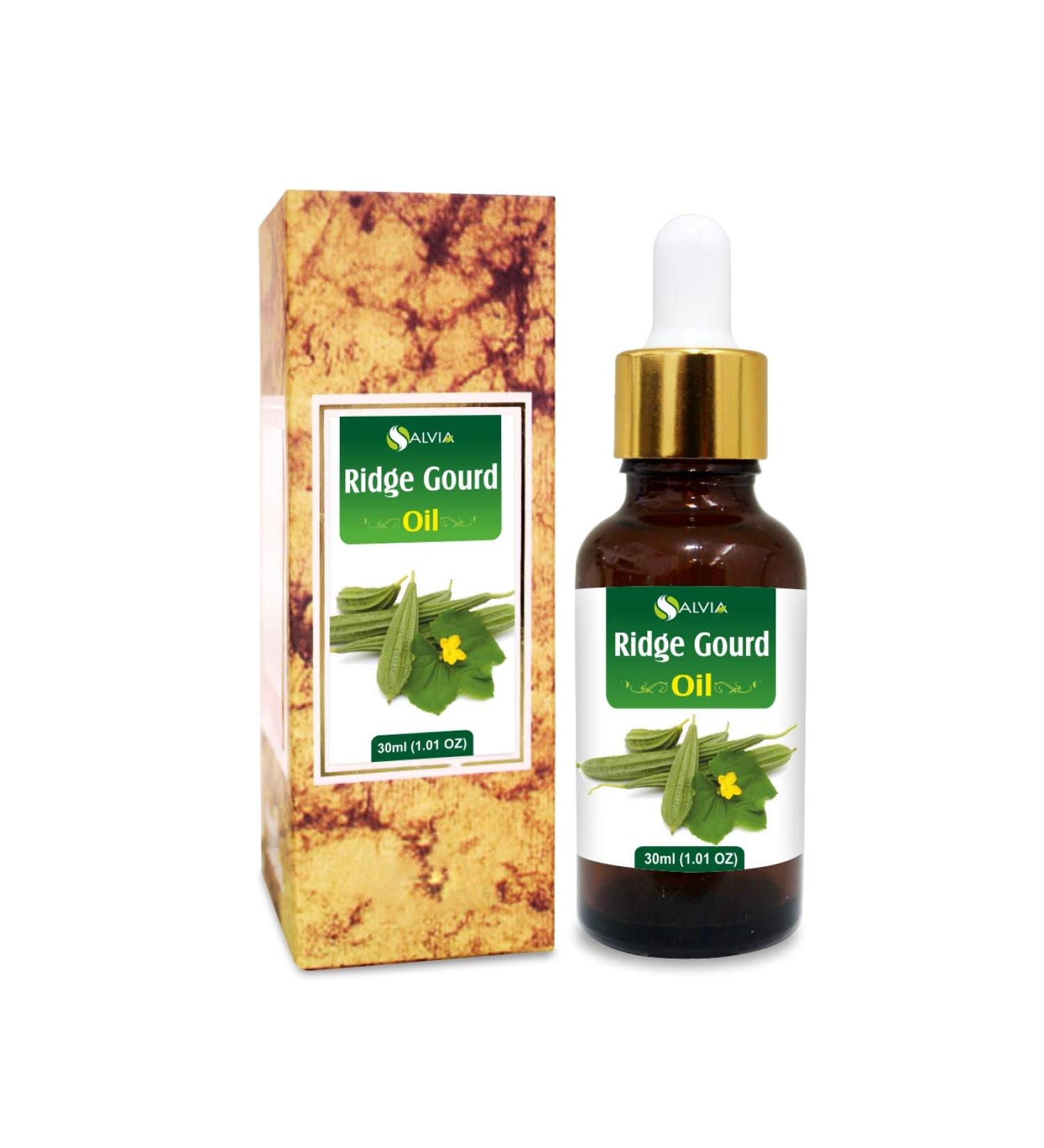 100% Pure Ridge Gourd (Lufa Acutangula) Carrier Oil - Undiluted Cold Pressed Therapeutic Grade - 1.01 fl oz with Dropper - International Shipping - Buy Online on GoSupps.com