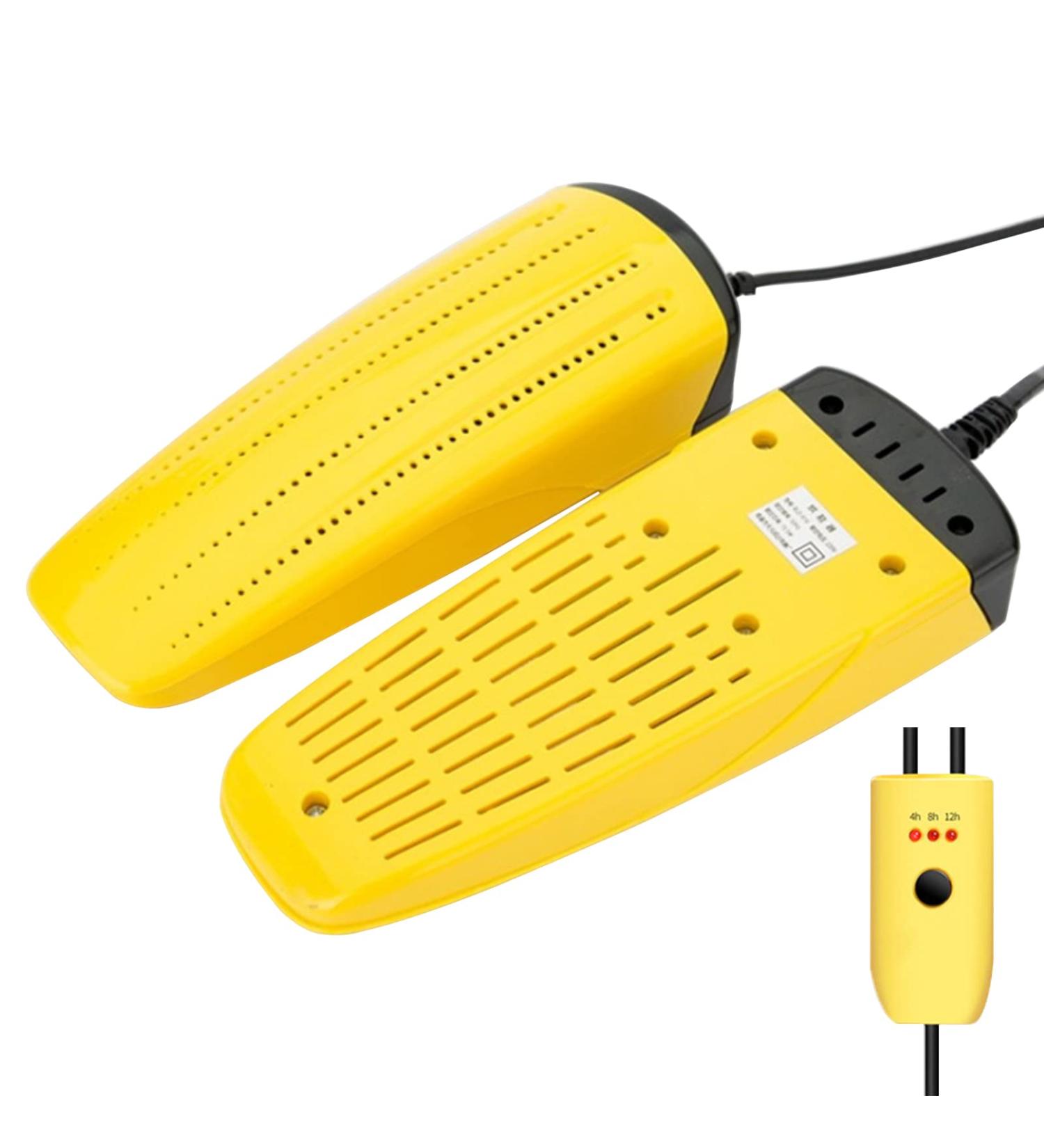 Electric Shoe Dryer & Warmer Ski Boot Dryer with Quick Drying Dehumidification & Folding Design (Yellow) - Buy Online on GoSupps.com