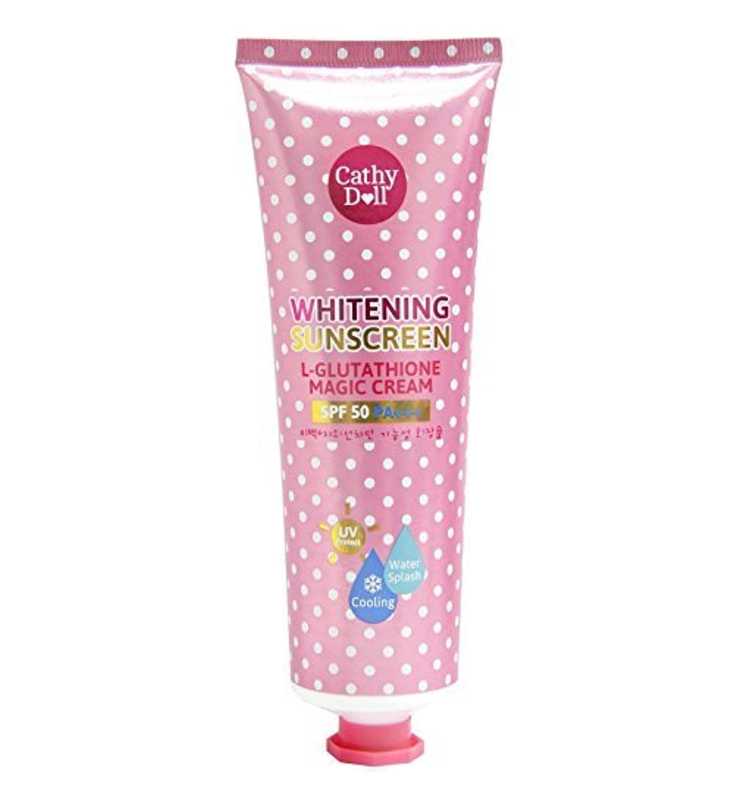 Cathy Doll L-Glutathione Magic Cream SPF 50 Whitening Sunscreen 138ml - Buy Online on GoSupps.com