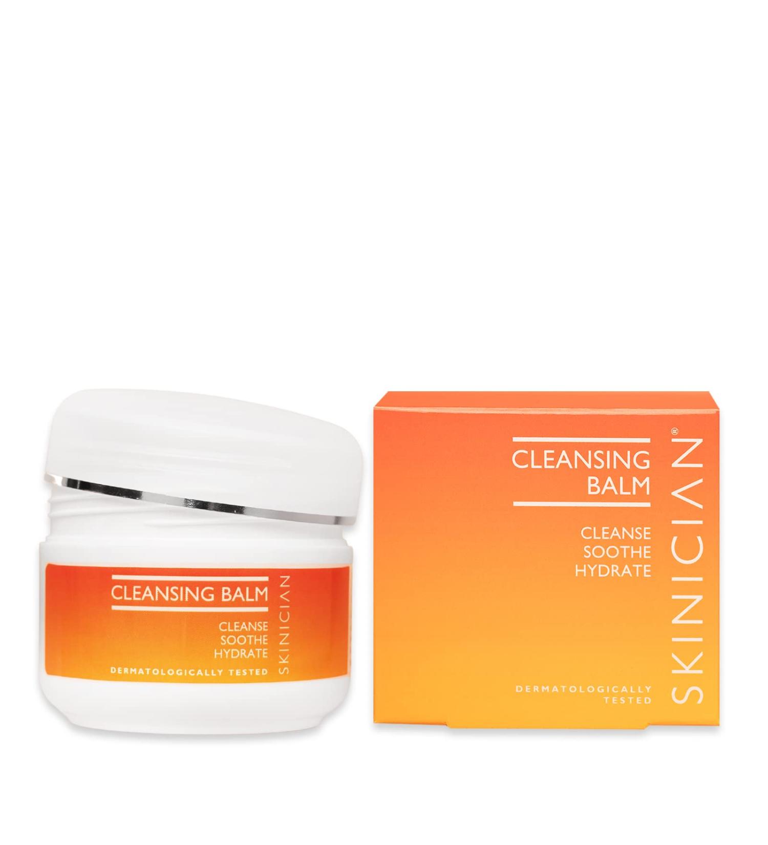 SKINICIAN Cleansing Balm - Soothing Cleansing Balm Enriched with Avocado Oil Jojoba Oil Almond Oil - Makeup Remover Cleansing Balm - Dermalogically Tested - Vegan & Cruelty Free (100ml) with Spatula - Buy Online on GoSupps.com