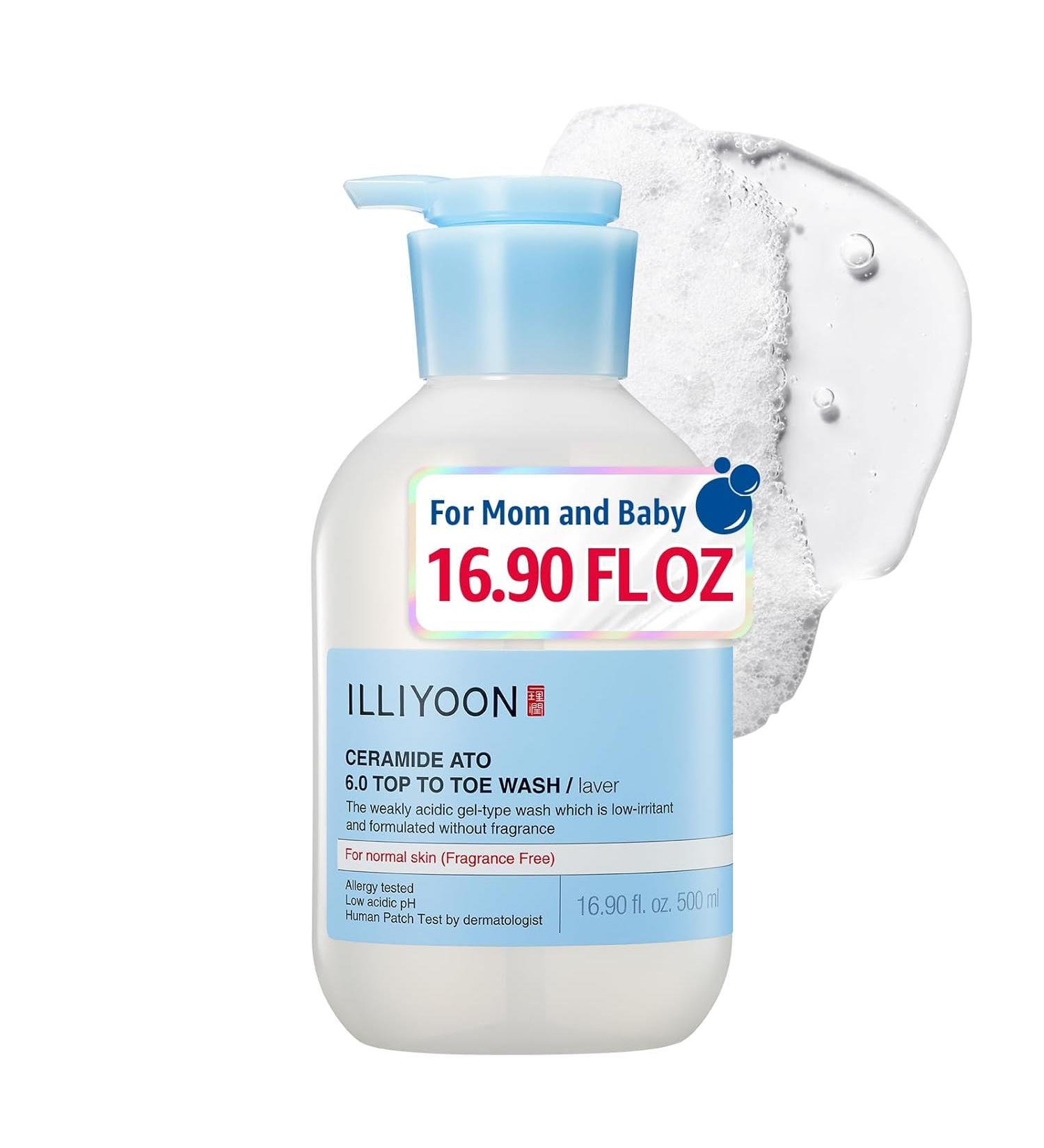 Illiyoon Ceramide Ato 6.0 Top To Toe Wash 16.9 fl oz â€“ Hydrating & Gentle Cleanser for All Skin Types - Buy Online on GoSupps.com