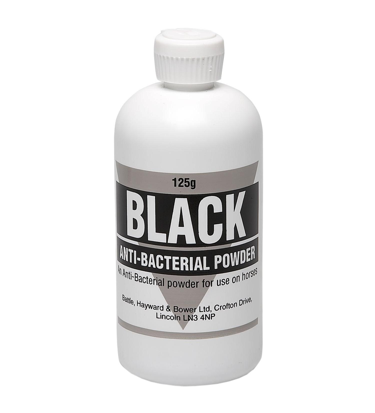 Battles Black Antibacterial Powder 125g - For Horses.