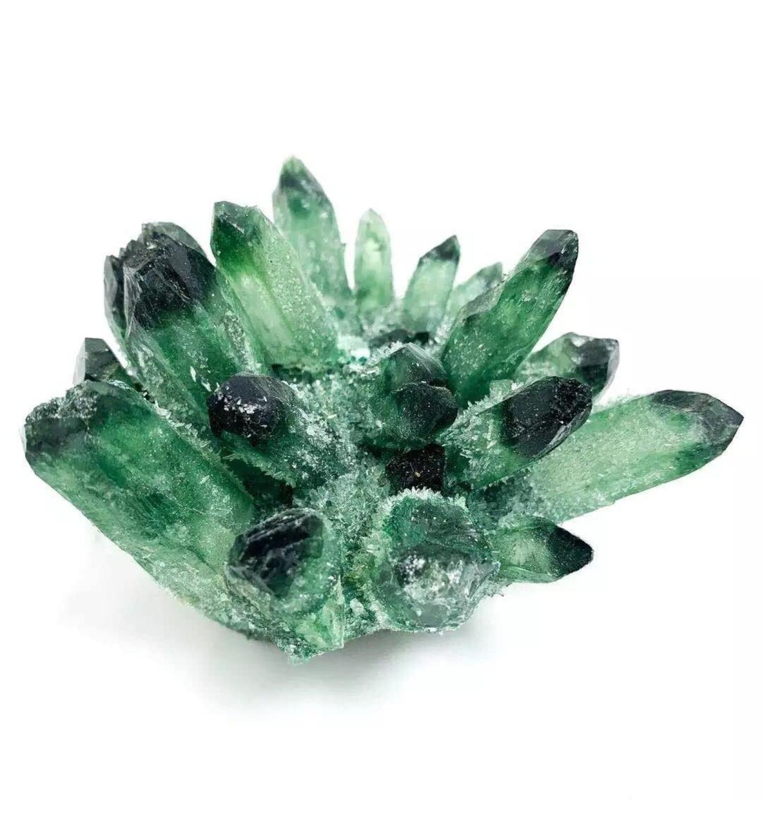 Room Decoration Natural Green Phantom Quartz Crystal Cluster Gemstone Geode 300g-700g 1pc (Size : 1PC 400G-480G) - Buy Online on GoSupps.com