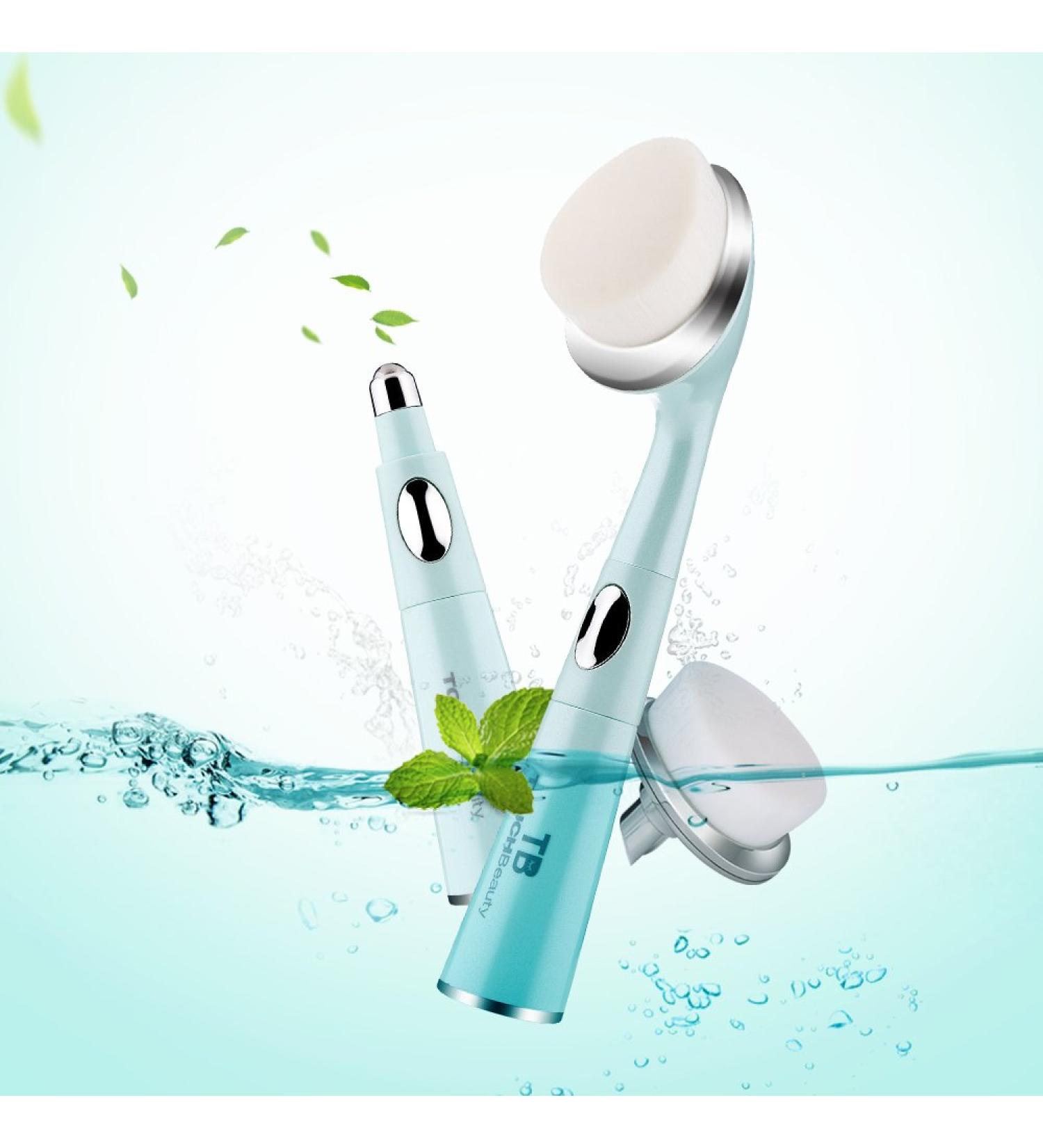 TOUCHBeauty Sonic Eye & Facial Care System | Reduce Dark Circles & Puffiness | Gentle Cleansing Brush | Shop Internationally - Buy Online on GoSupps.com