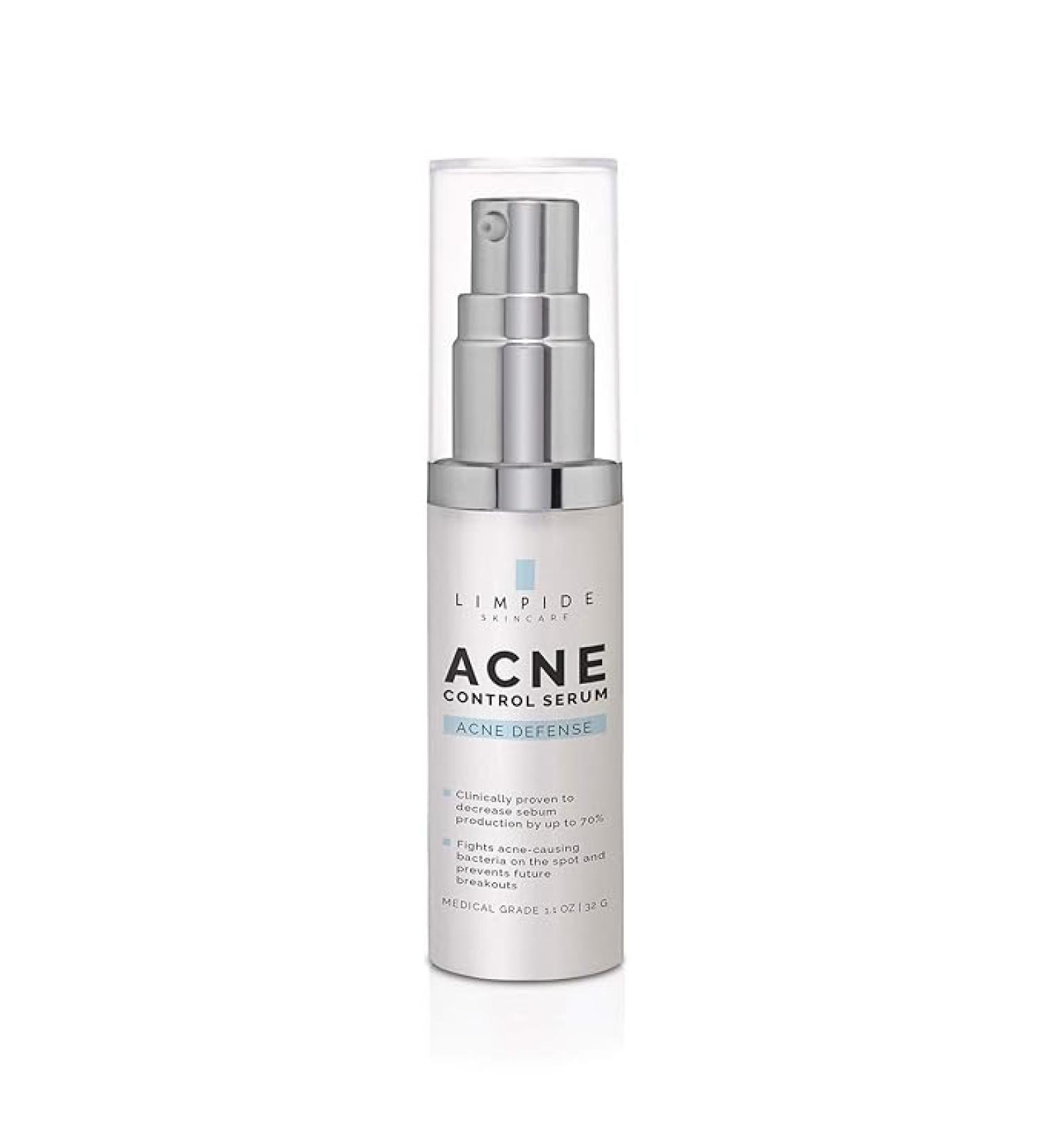 LIMPIDE Face & Body Acne Spot Treatment - 5% Benzoyl Peroxide - Medical Grade Dermatologist-Tested - Fights Stubborn Acne - Buy Online on GoSupps.com