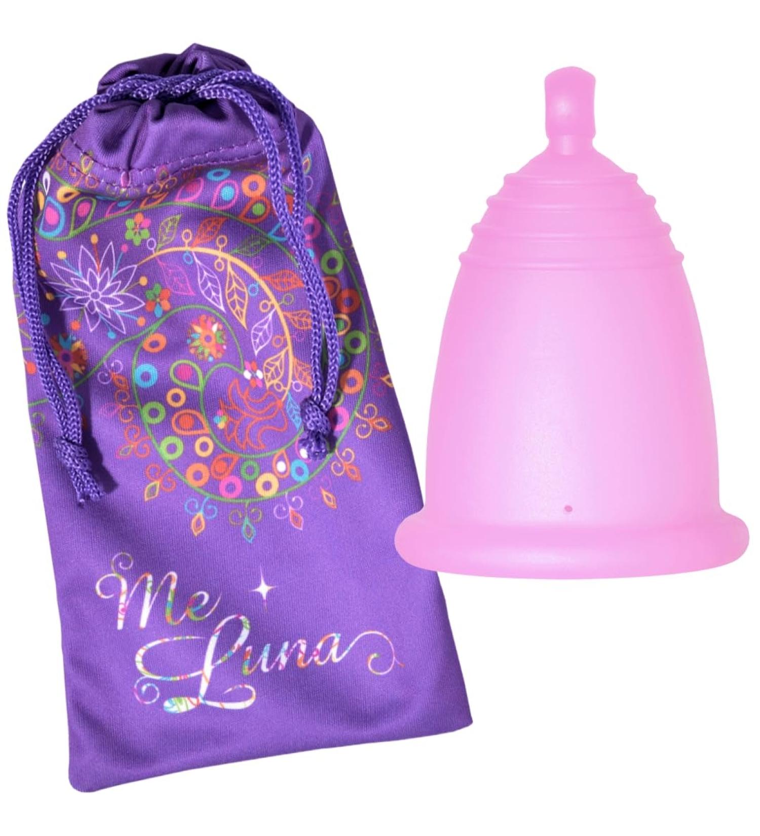 Me Luna Menstrual Cup Soft - Pink Size M | Eco-Friendly & Comfortable Menstrual Solution - Buy Online on GoSupps.com