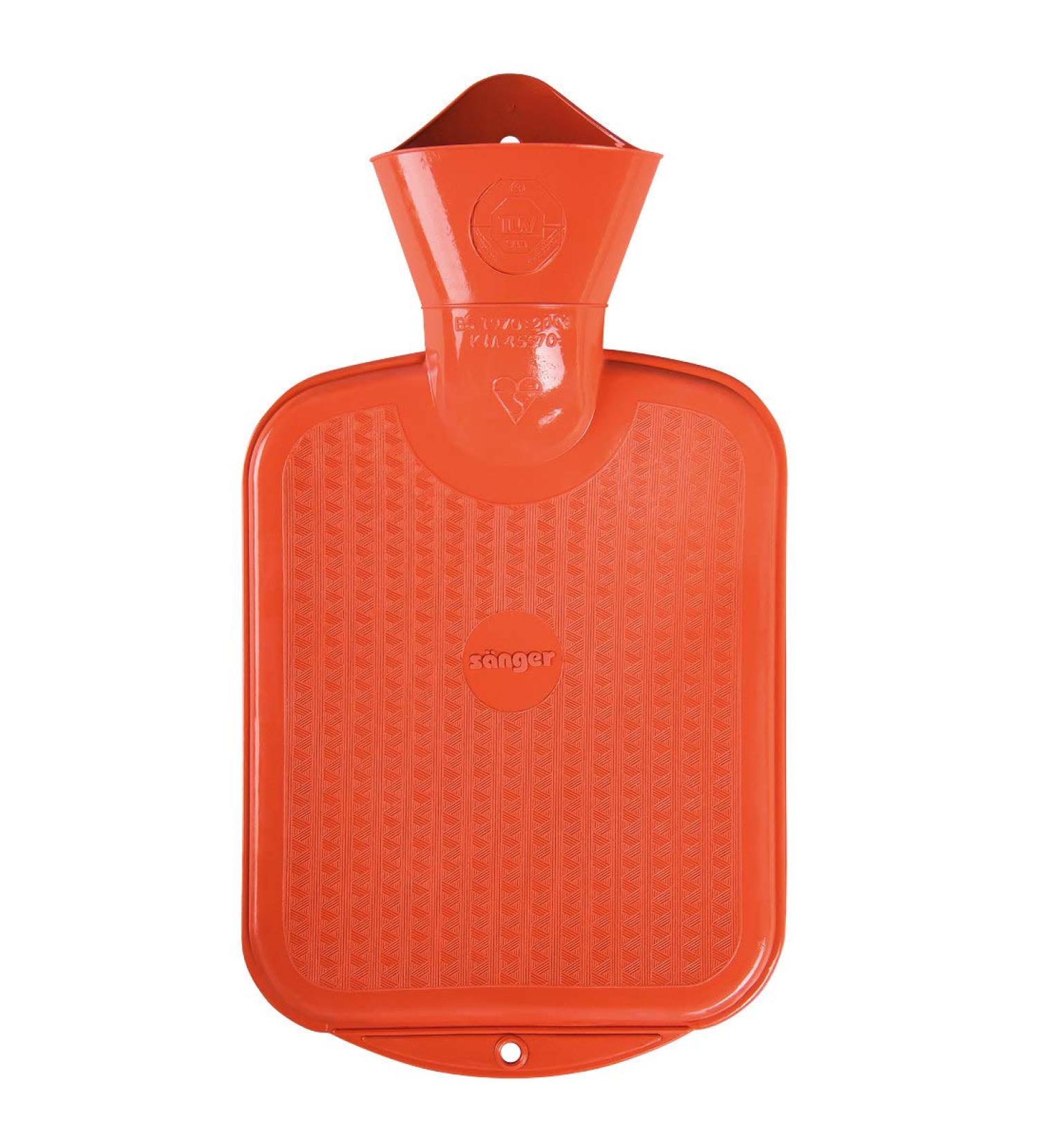 S nger 0.8L Orange Hot Water Bottle - Premium Natural Rubber | Safe for Children - Buy Online on GoSupps.com