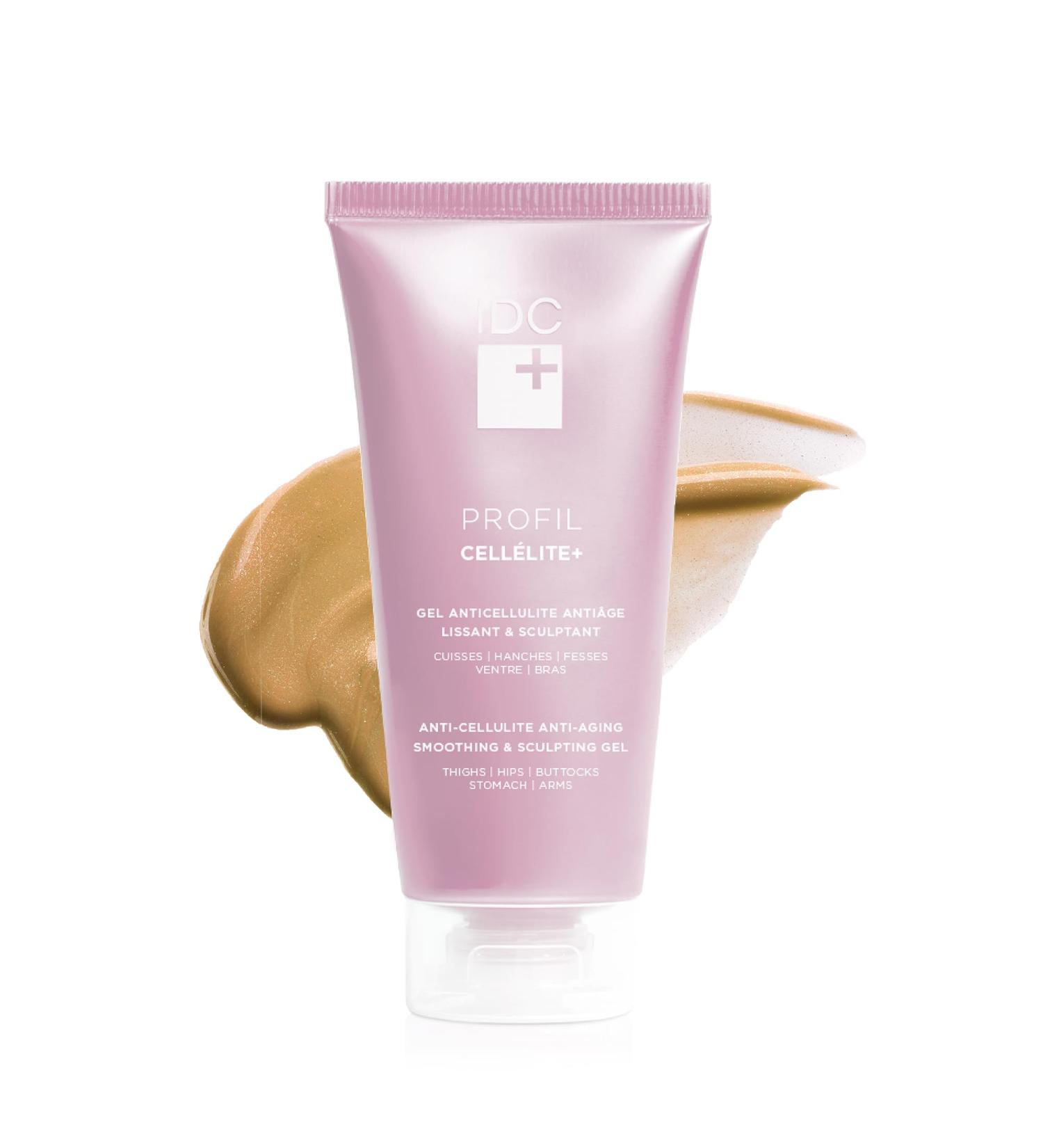 IDC Dermo Profil Cellulite Anti-Cellulite Body Sculpting Gel - Vegan Caffeine Treatment for Legs Stomach Arms & Thighs - 5 fl oz Body Firming & Toning Solution - Buy Online on GoSupps.com