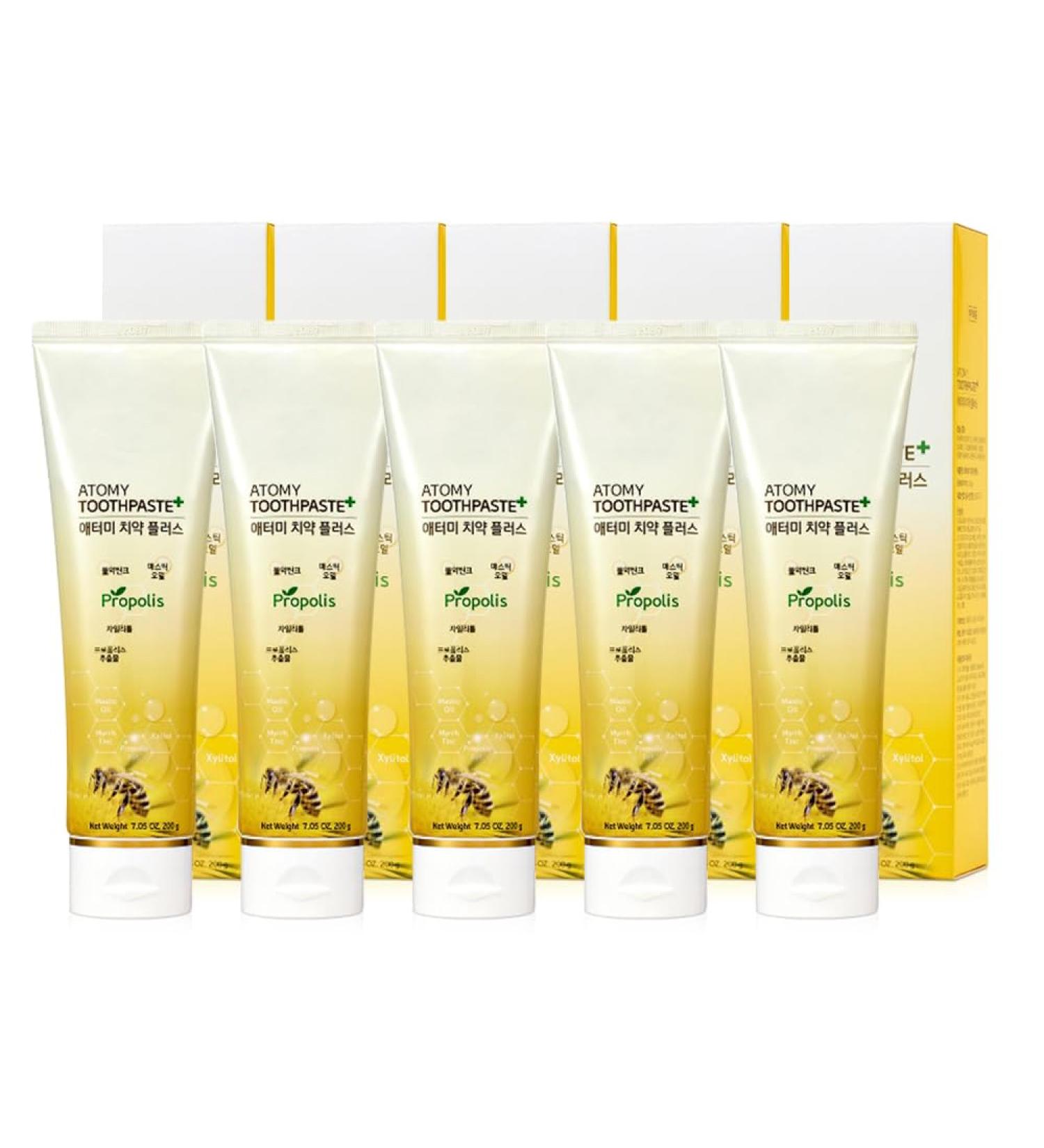 A.t.o.m.y Natural Propolis Bees Toothpaste 200g X5p
