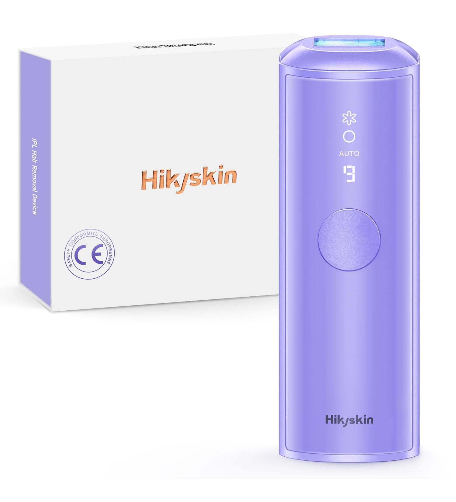 Hikyskin IPL Hair Removal Device - Sapphire Ice Cooling 999 900 Pulses 9 Energy Levels for Women & Men - Effective for Armpits Legs & Body - Buy Online on GoSupps.com