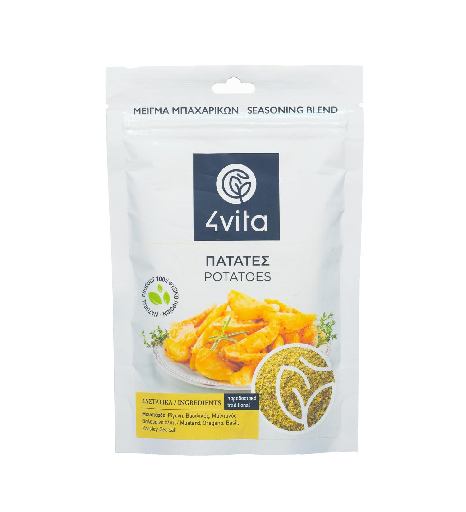4Vita Potatoes Seasoning Mix 75g - Buy Online on GoSupps.com