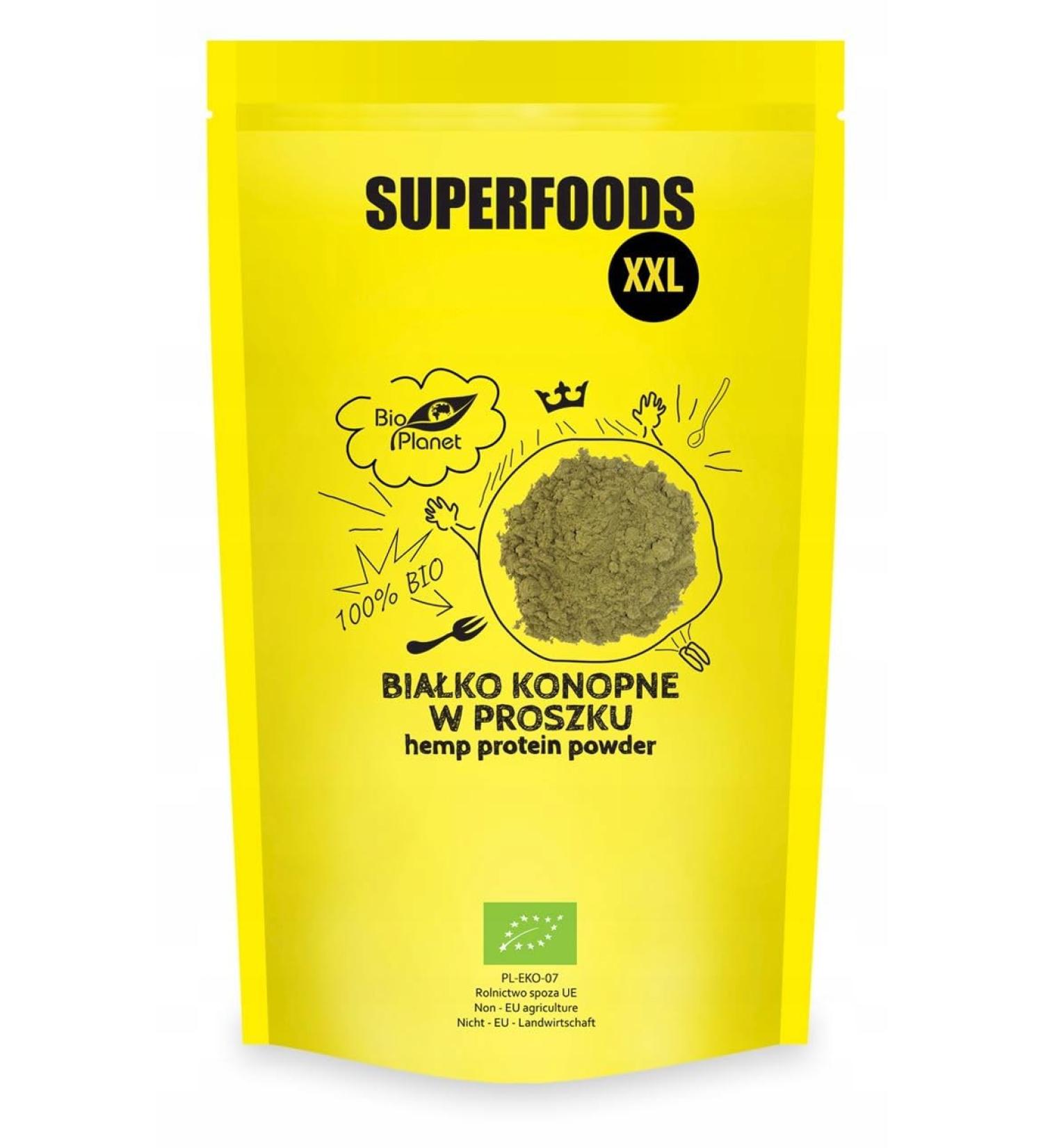  BIO PLANET HEMP PROTEIN POWDER ORGANIC 500g - BIO PLANET - Buy Online on GoSupps.com